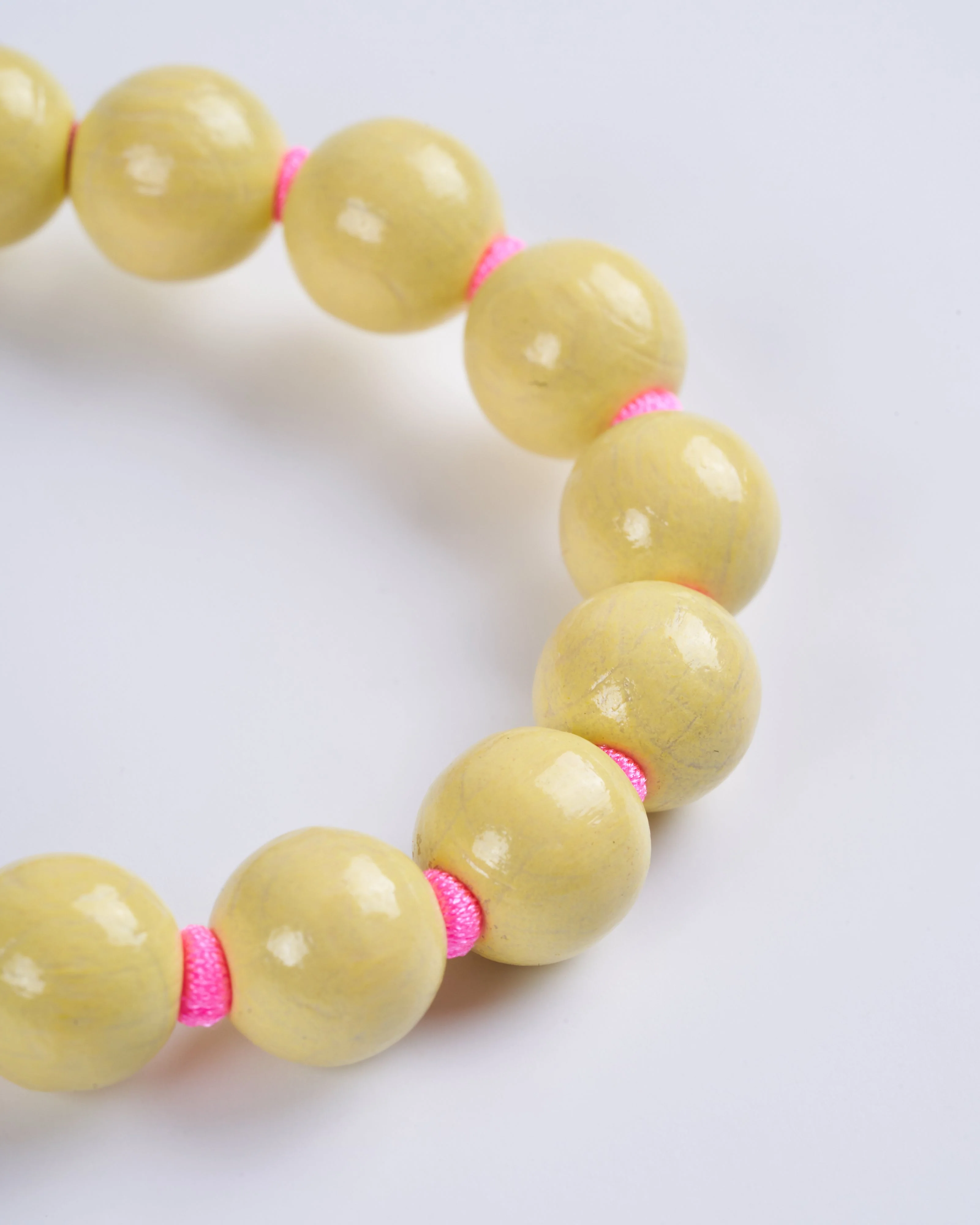 perlen short keyholder - pastel yellow pink - Image 3