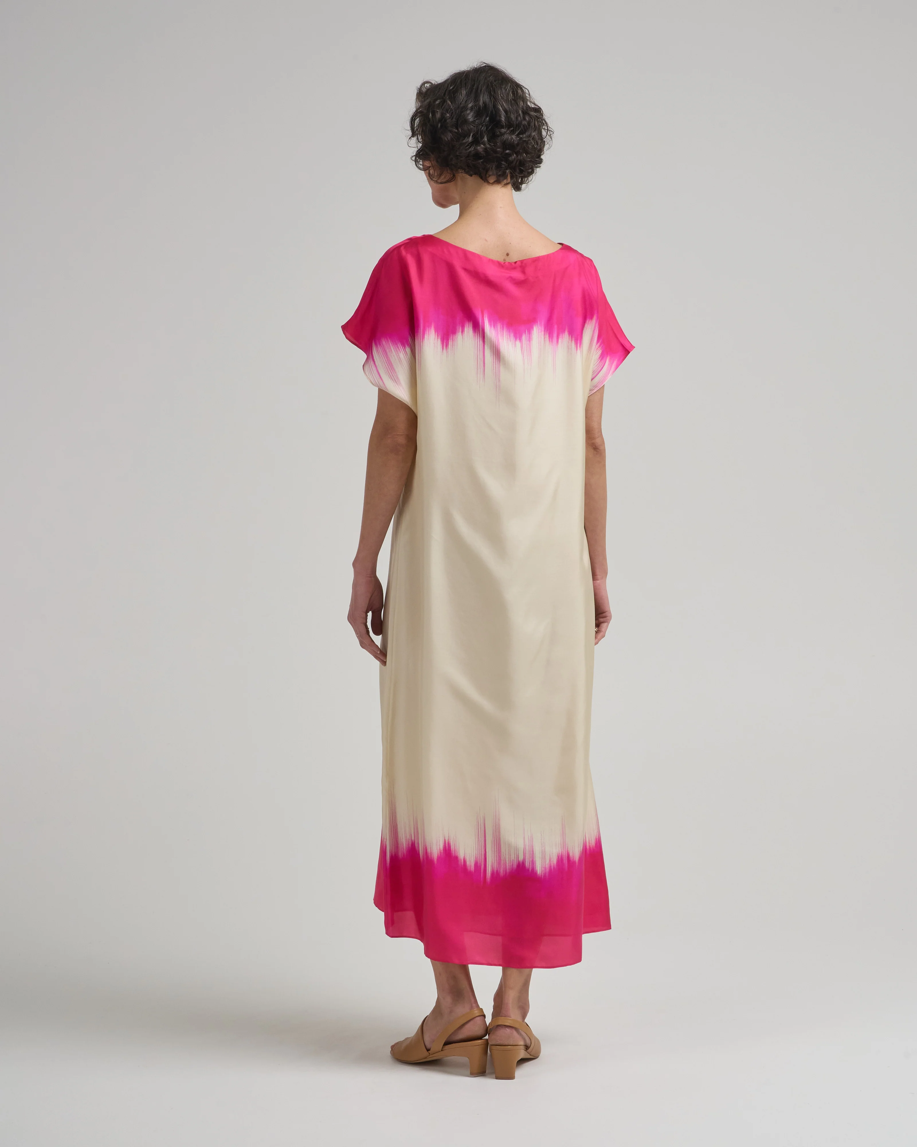 oxford printed silk dress - Image 4