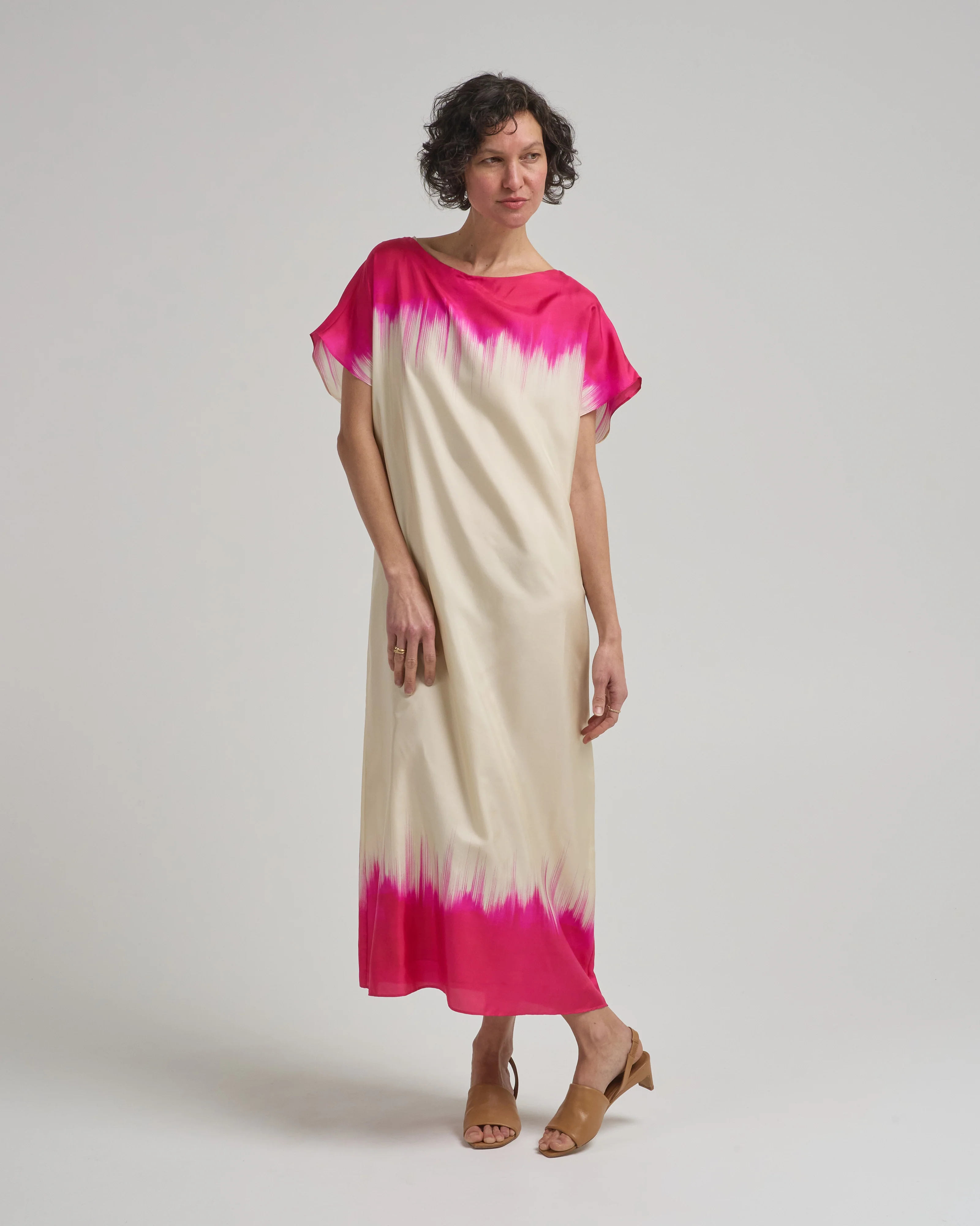 oxford printed silk dress - Image 5