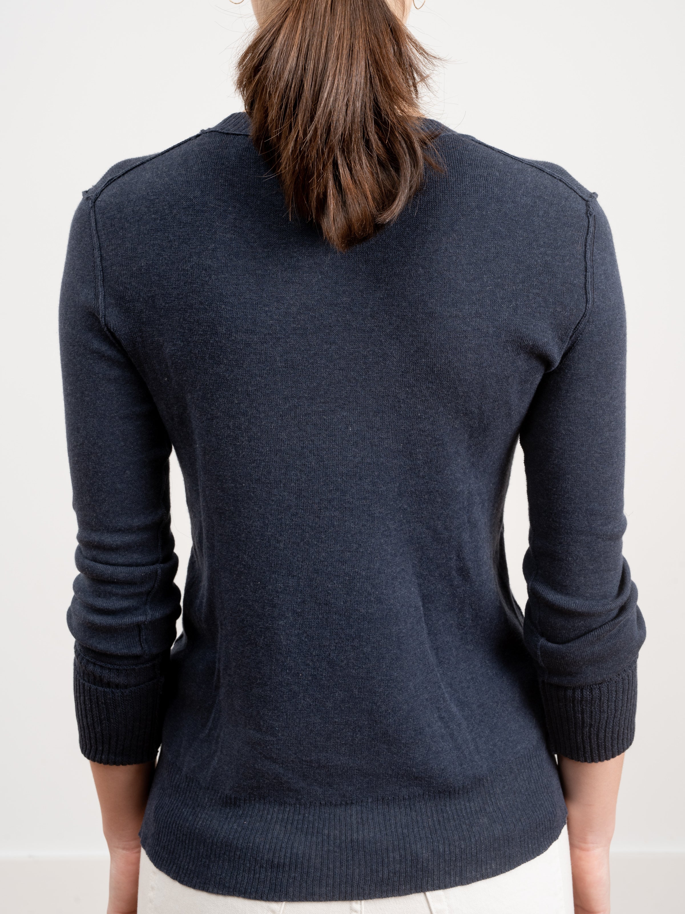 cotton cuffed crewneck sweater - Image 6