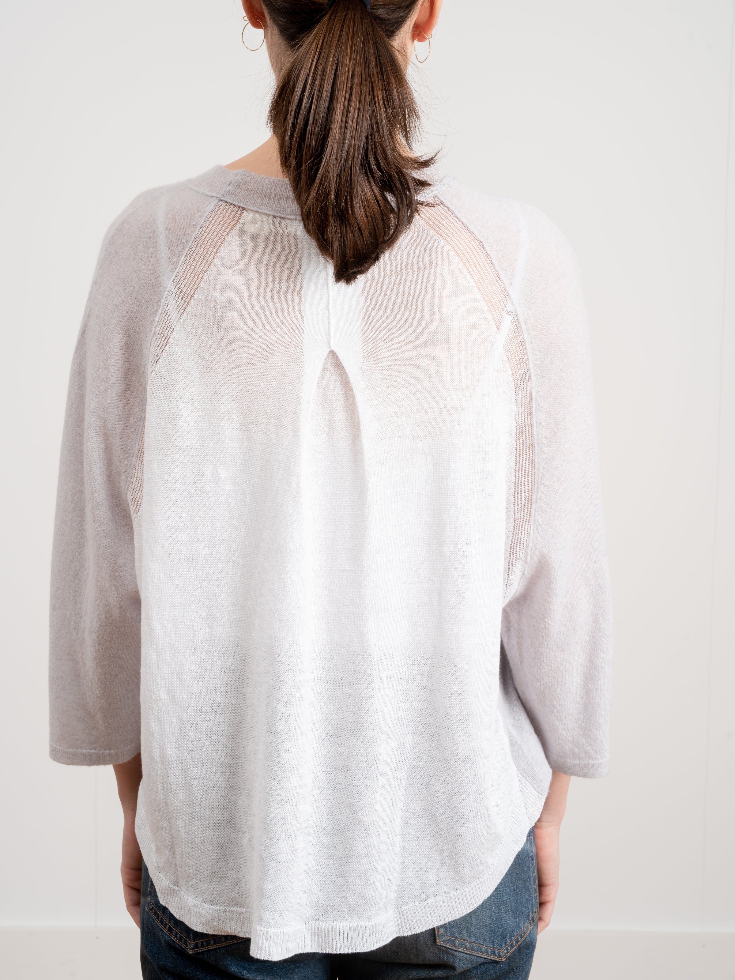 mixed crewneck pullover - Image 6