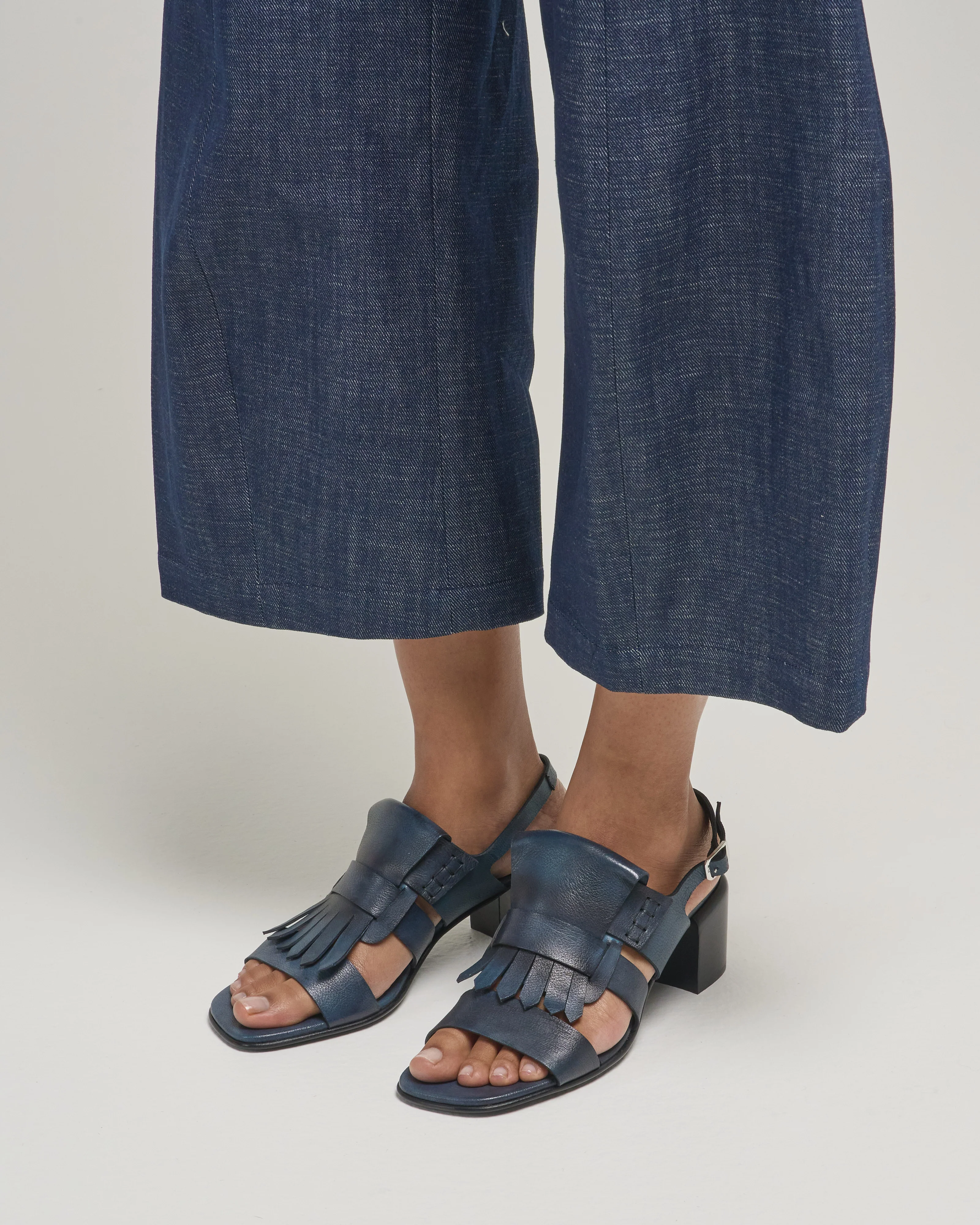 kiltie block heel sandal - Image 4