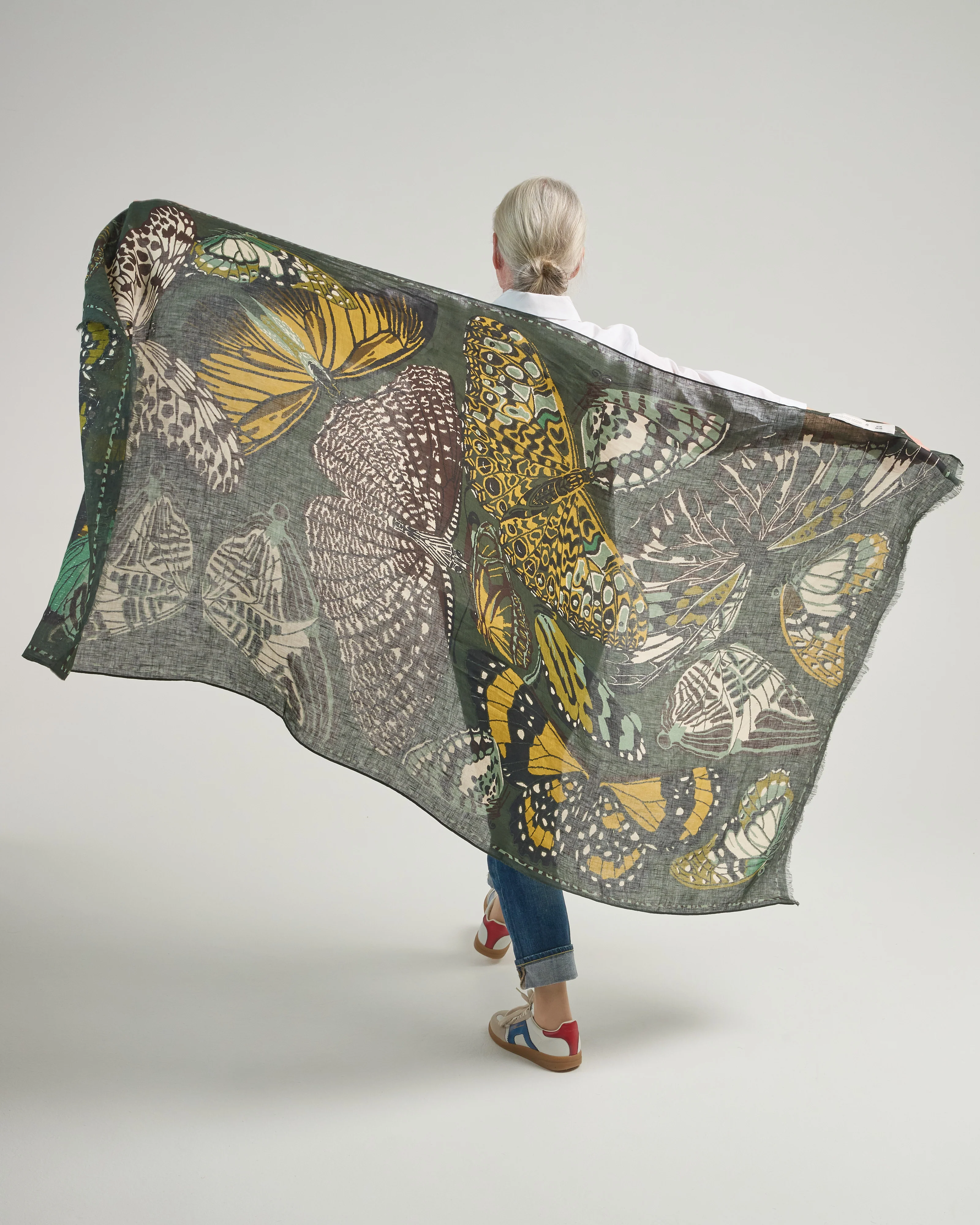 scarf etole 100 papillons - Image 3