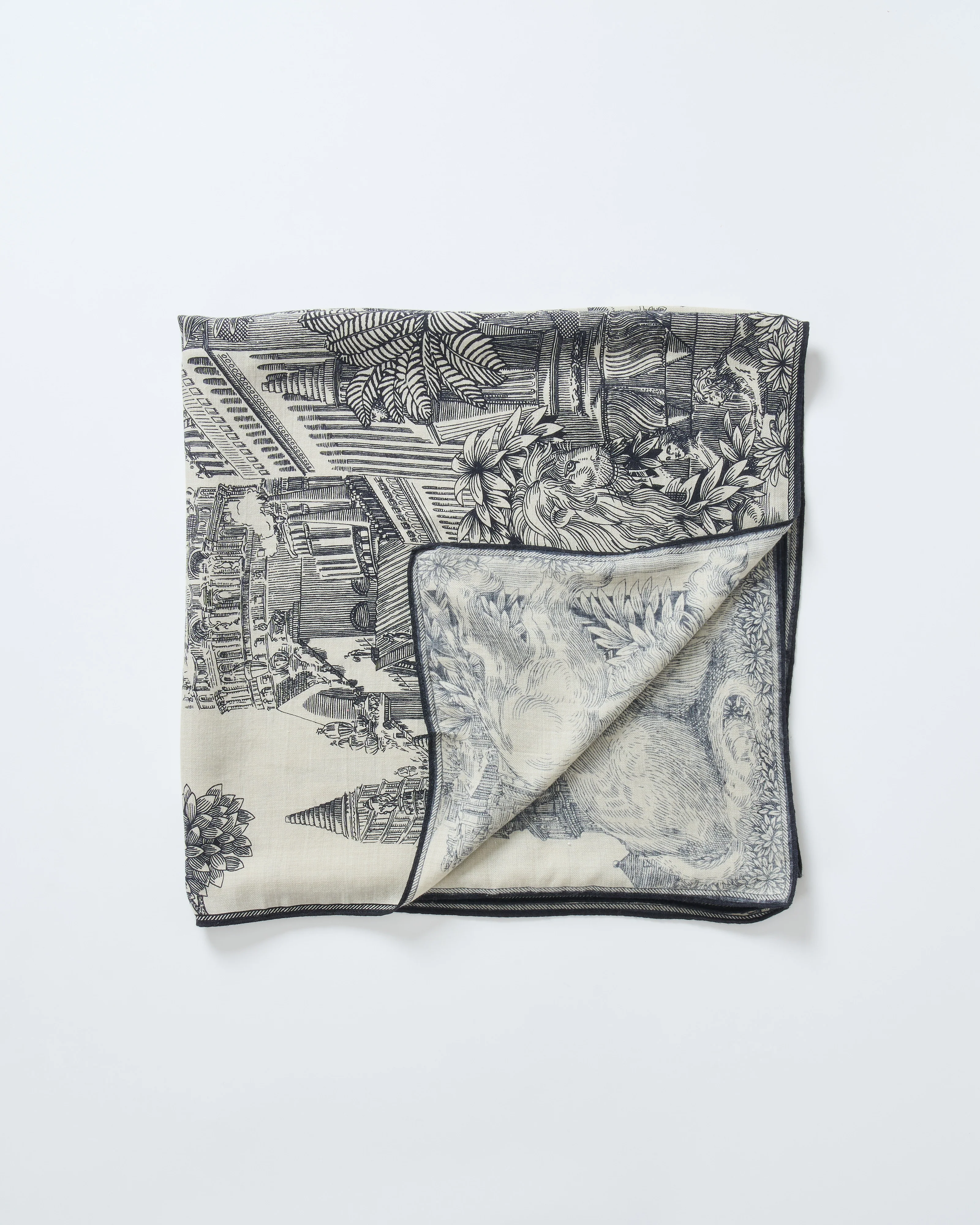 scarf etole 100 wool silk piranesi - Image 3