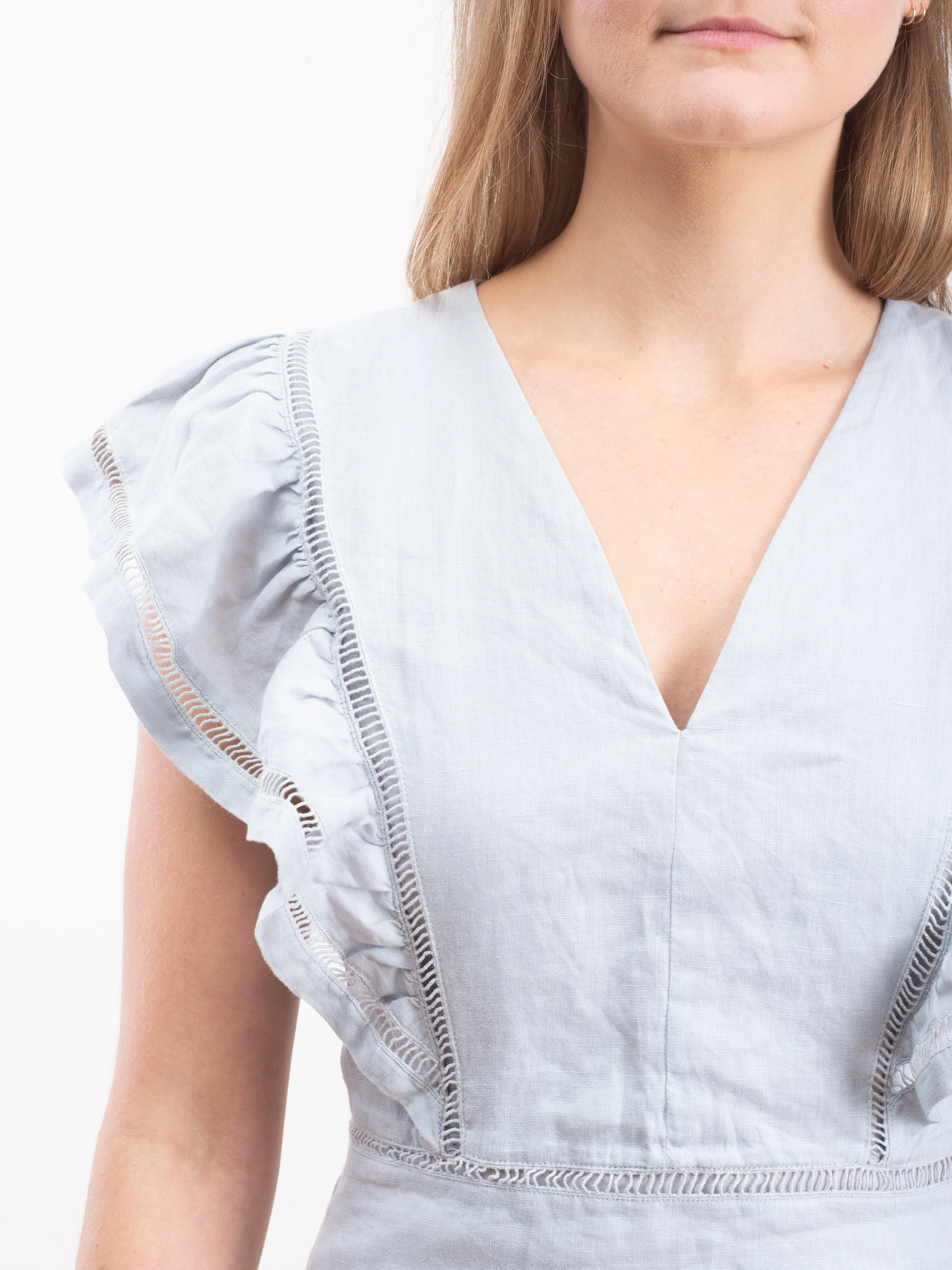 audrey dress - greyish blue - Image 5