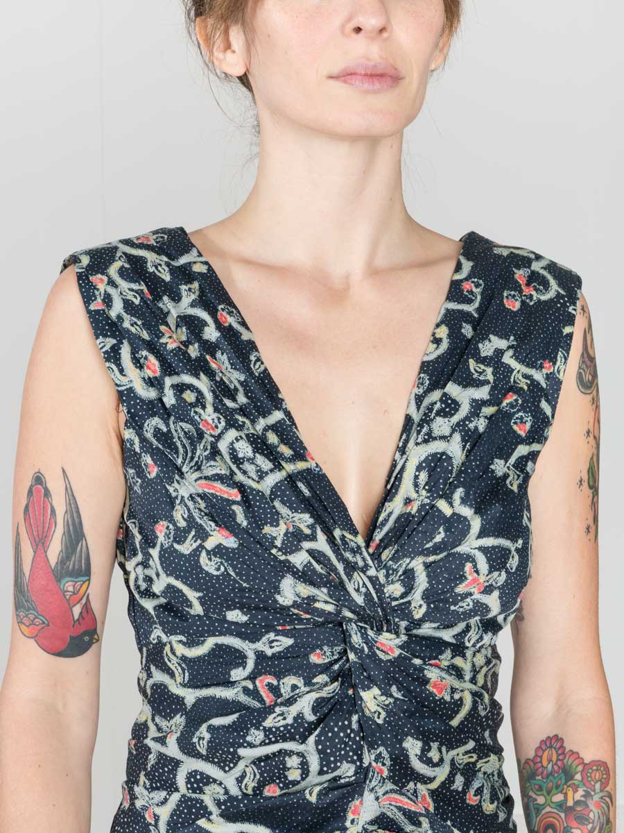 carla dress - faded black - Image 4