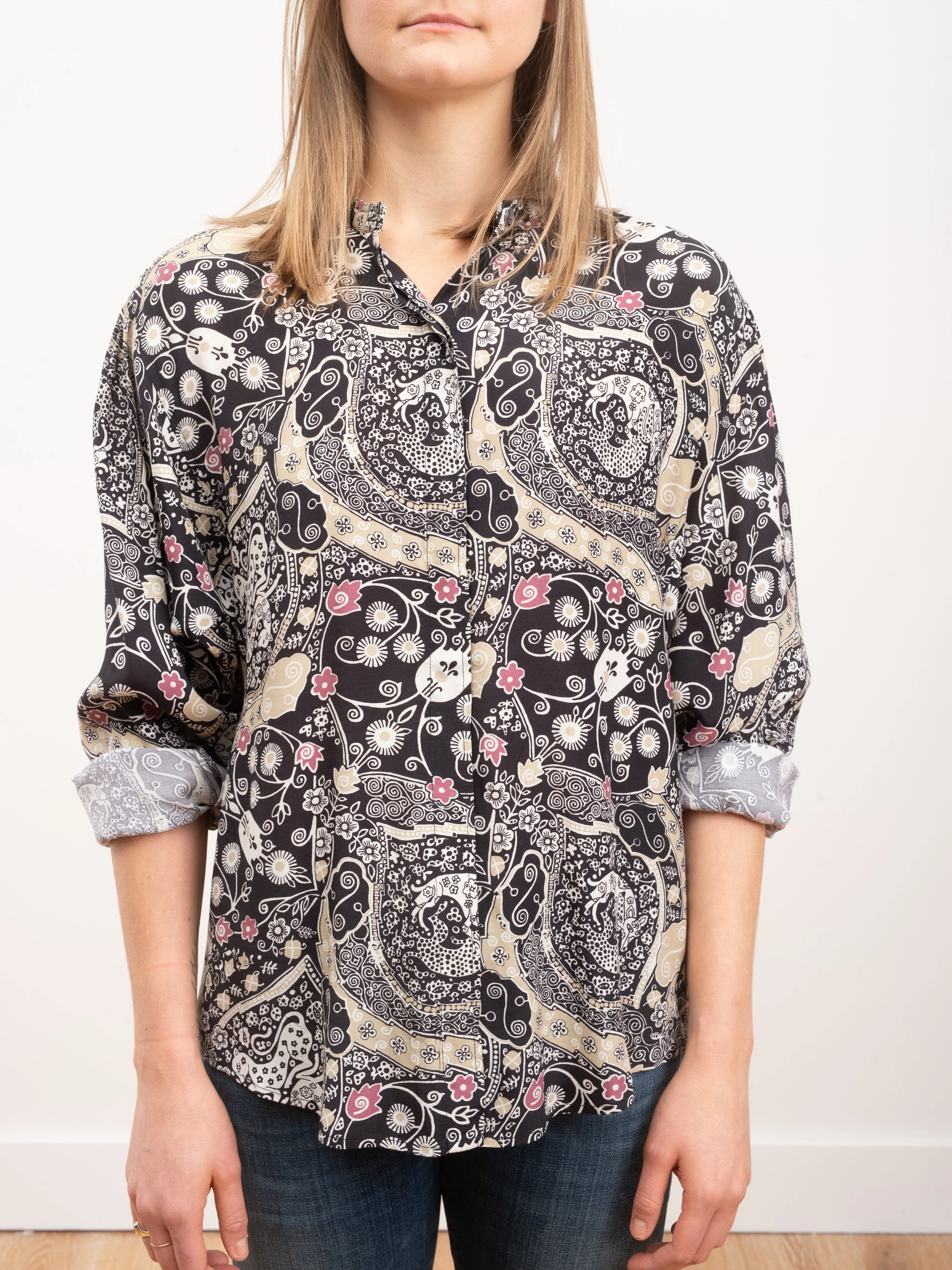 catchell shirt - black/beige - Image 2