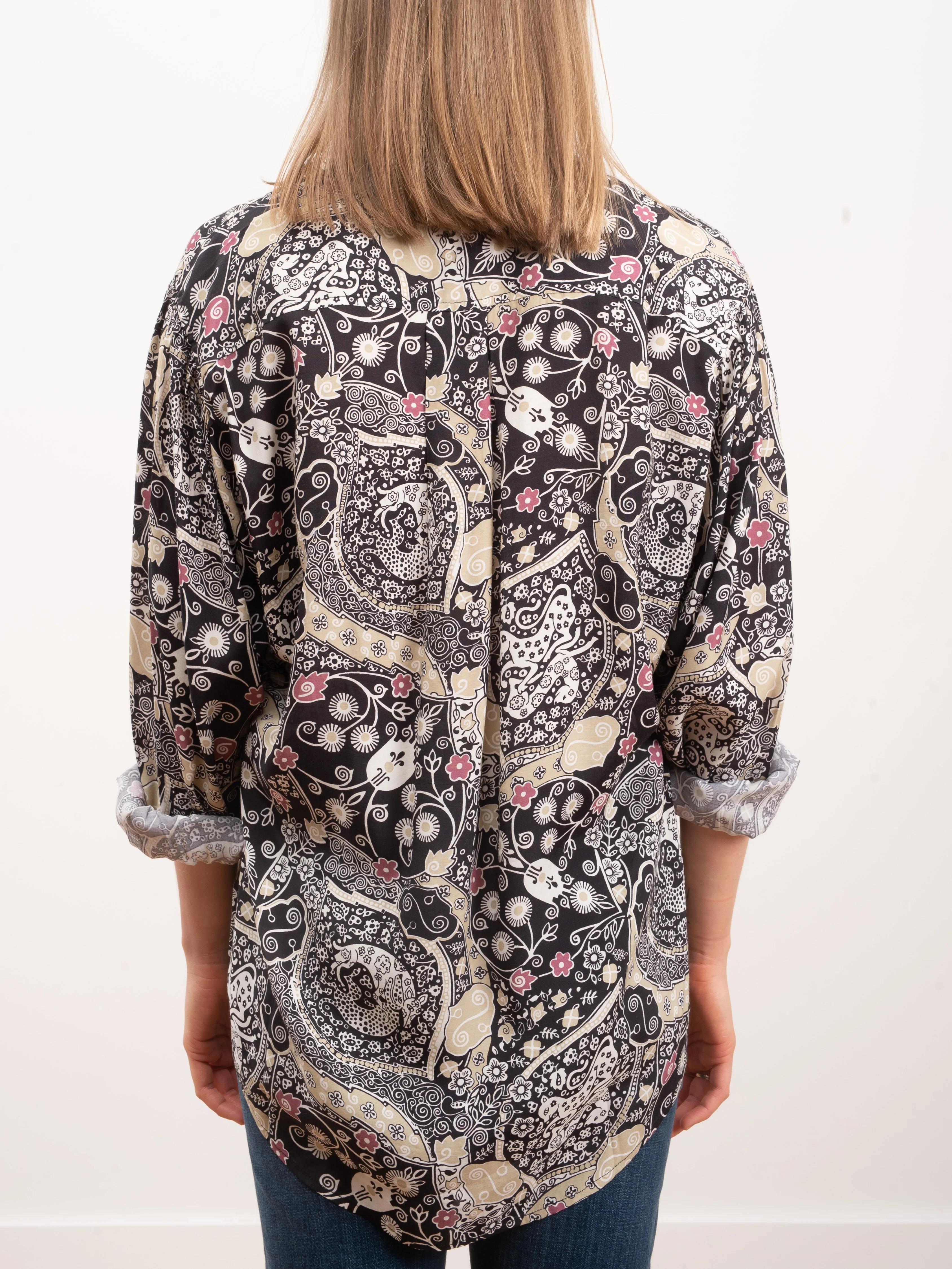 catchell shirt - black/beige - Image 4