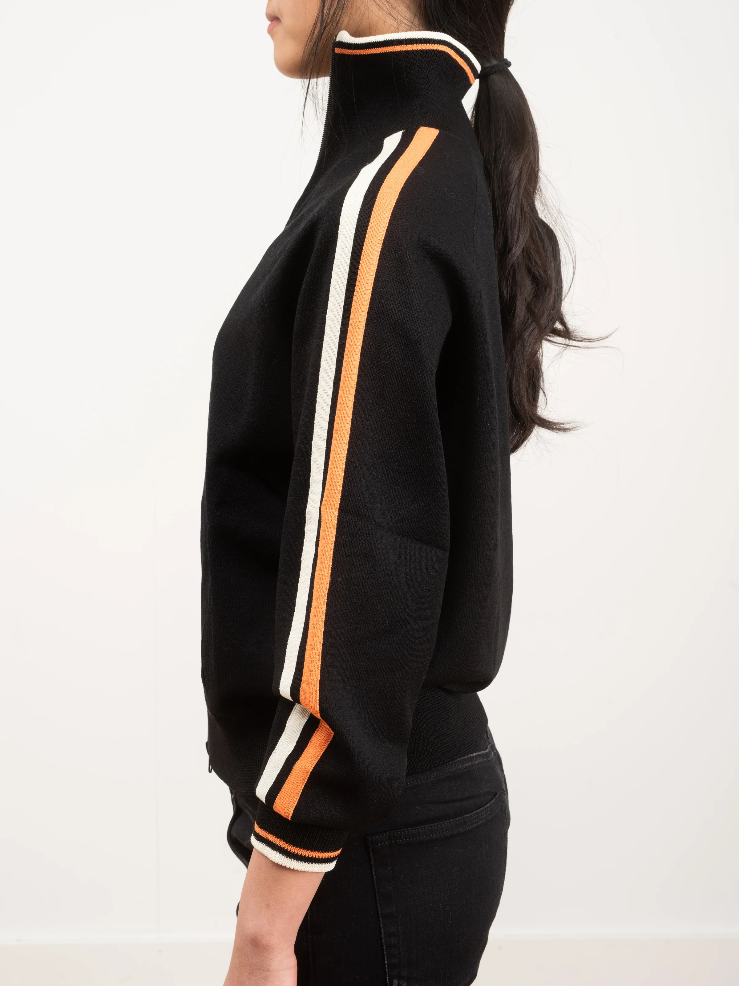 darcey zip sweater - black - Image 5