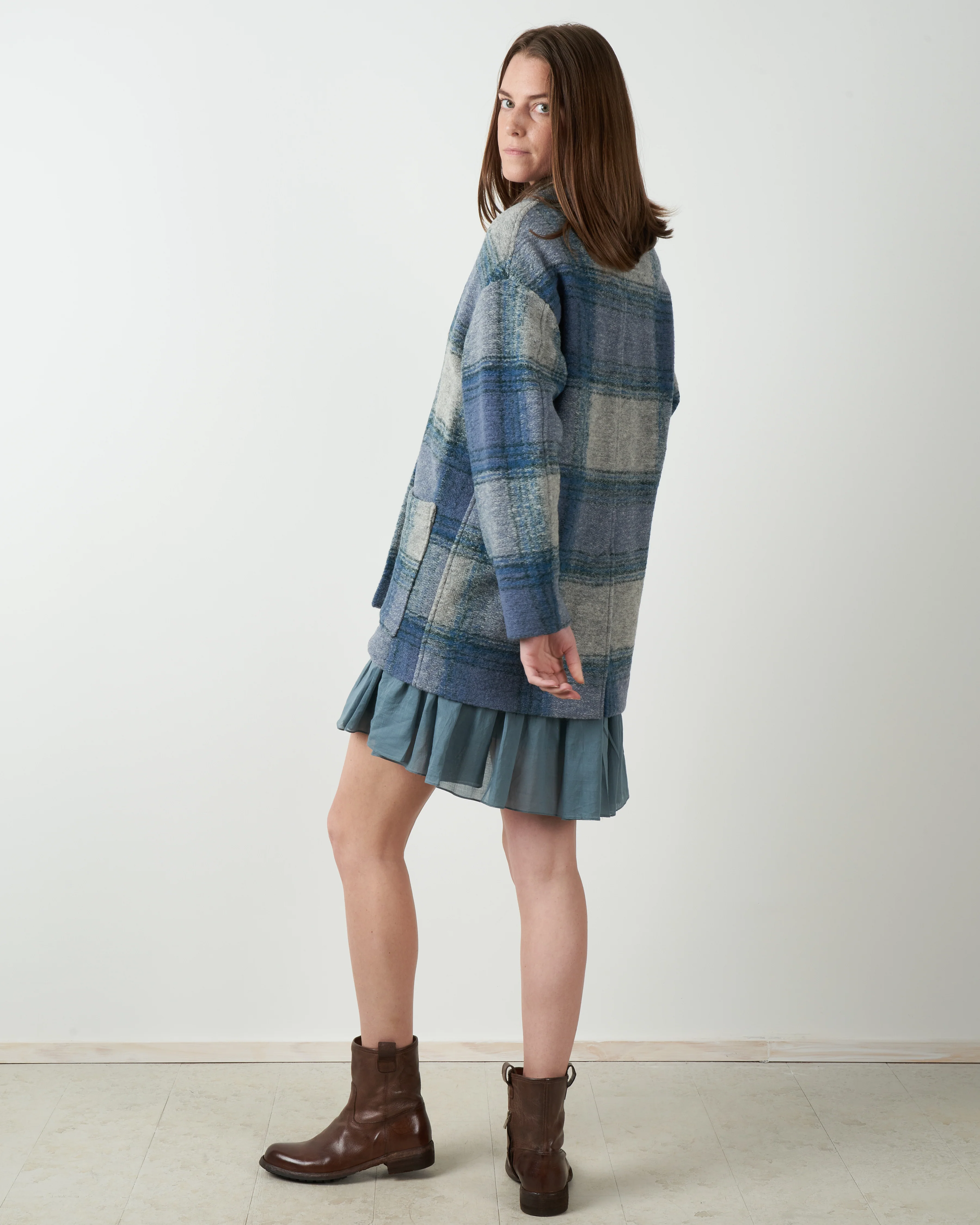 elomia coat - greyish blue - Image 3