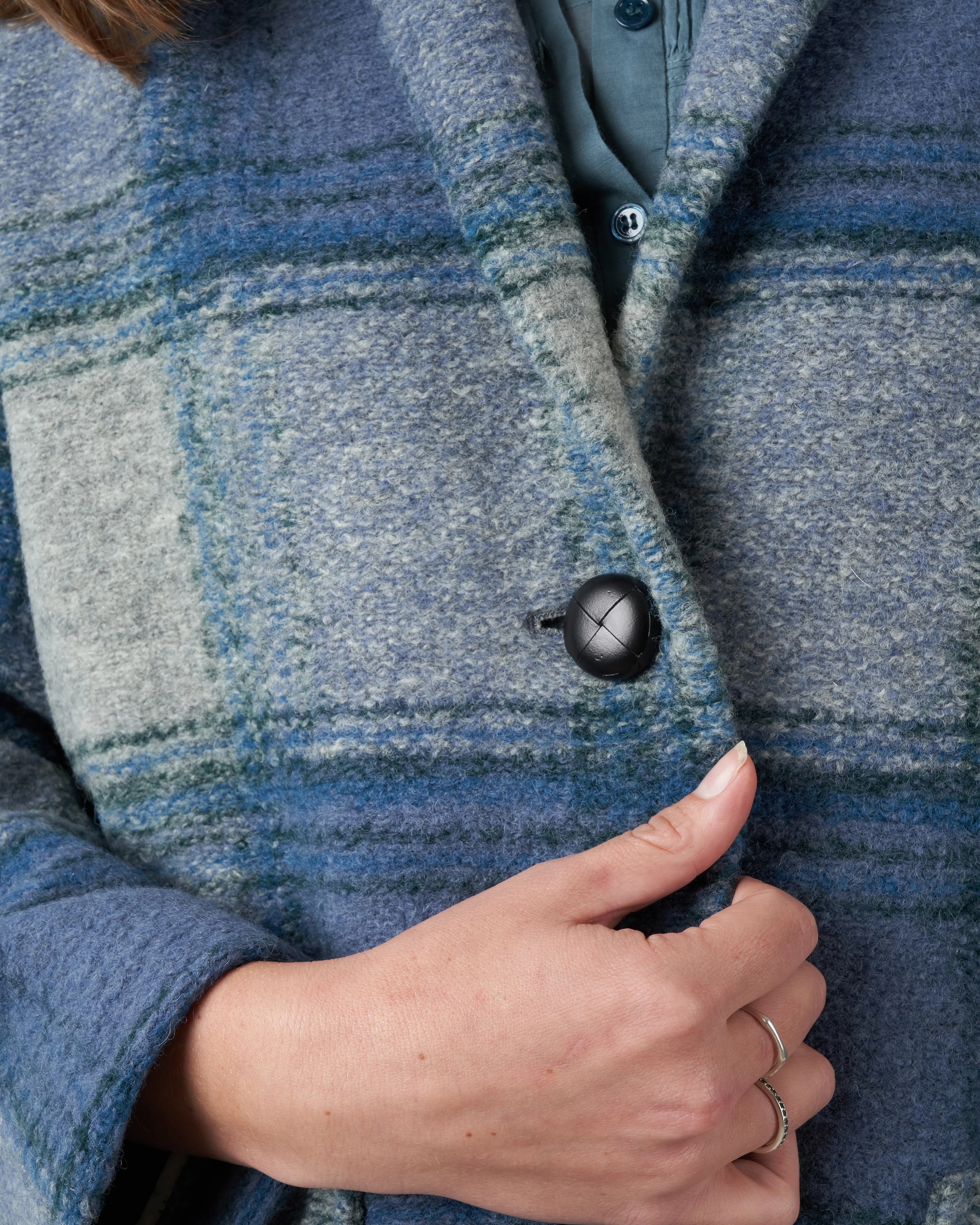 elomia coat - greyish blue - Image 5