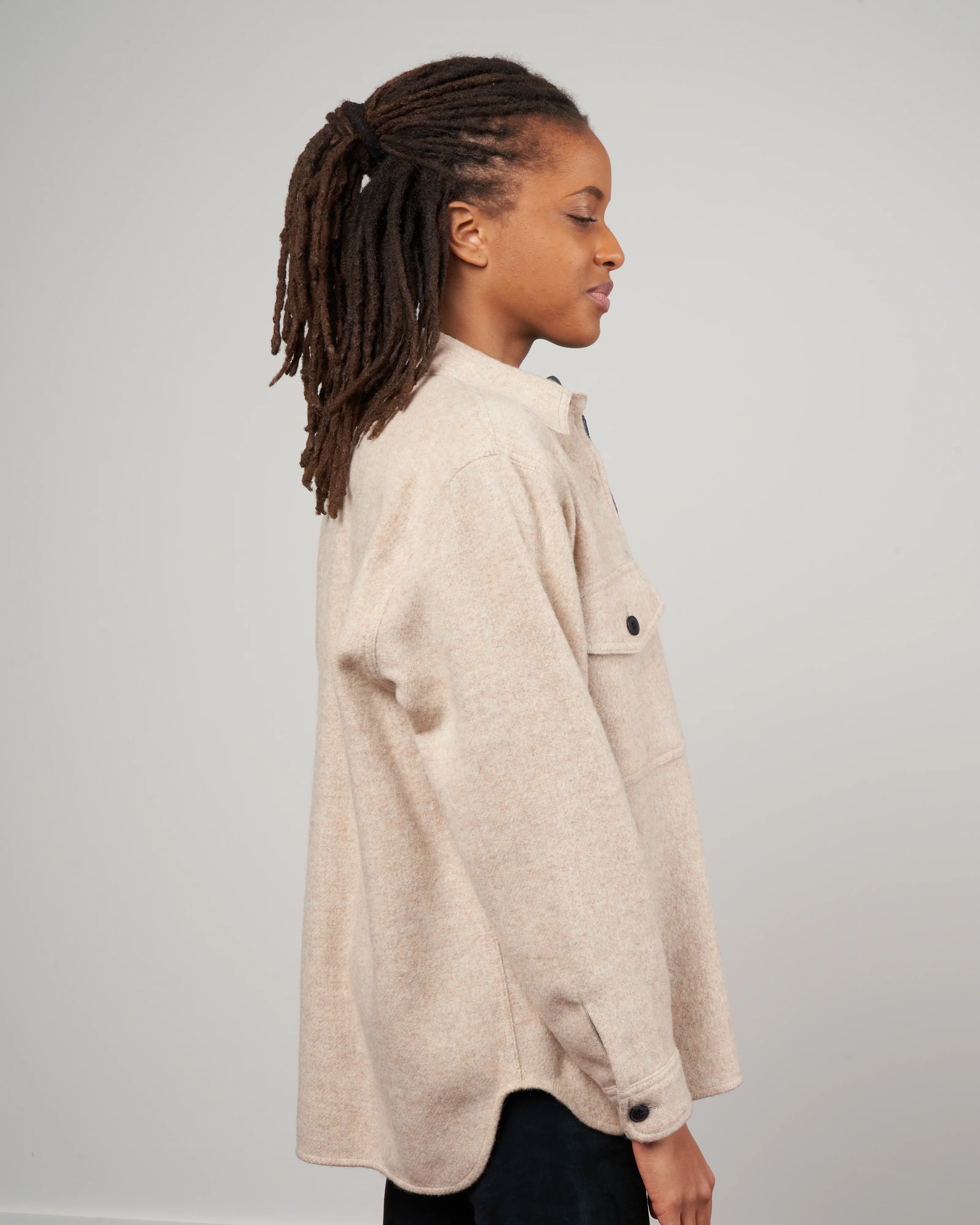 faxon jacket - ecru - Image 3