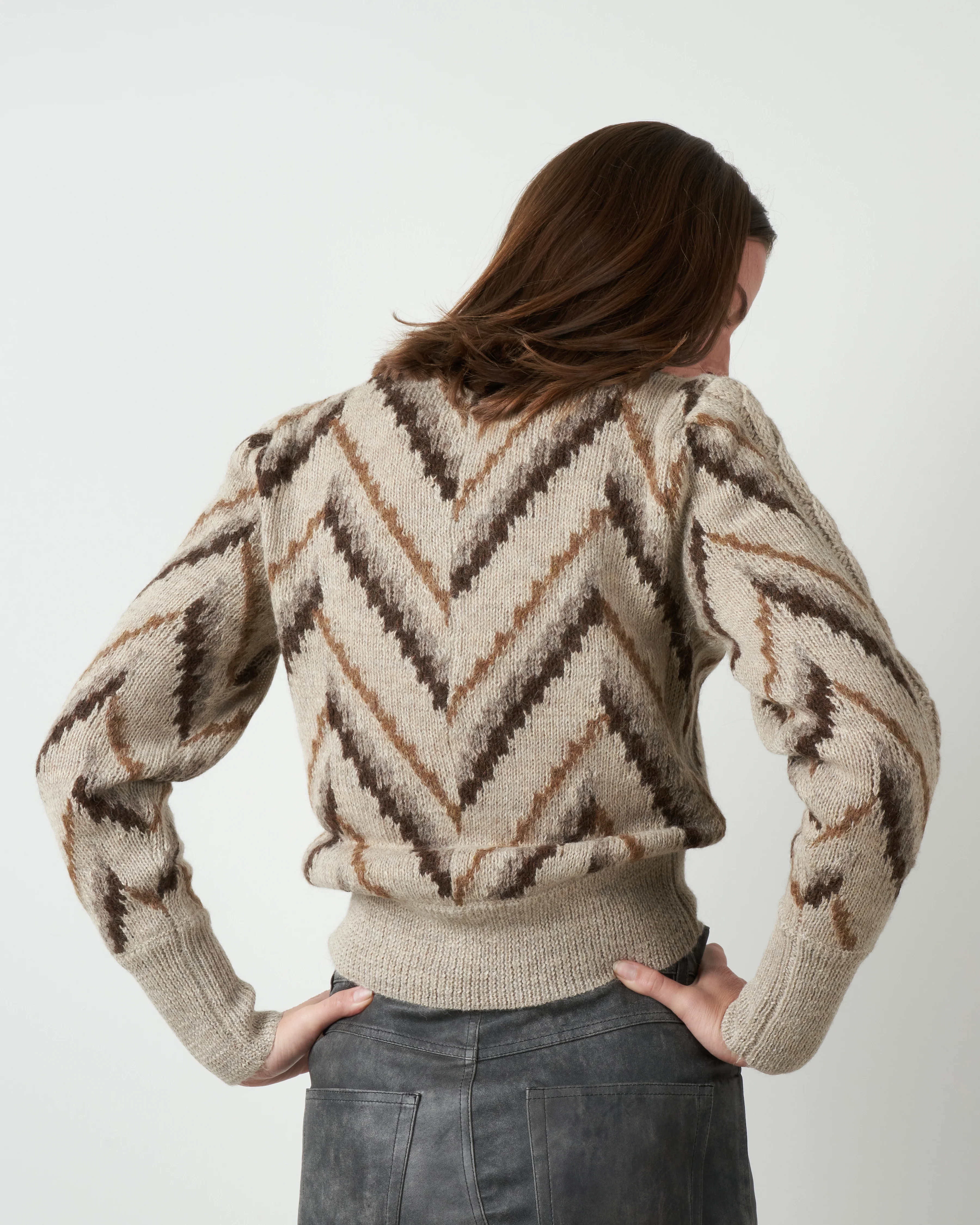 glenny sweater - brown - Image 2