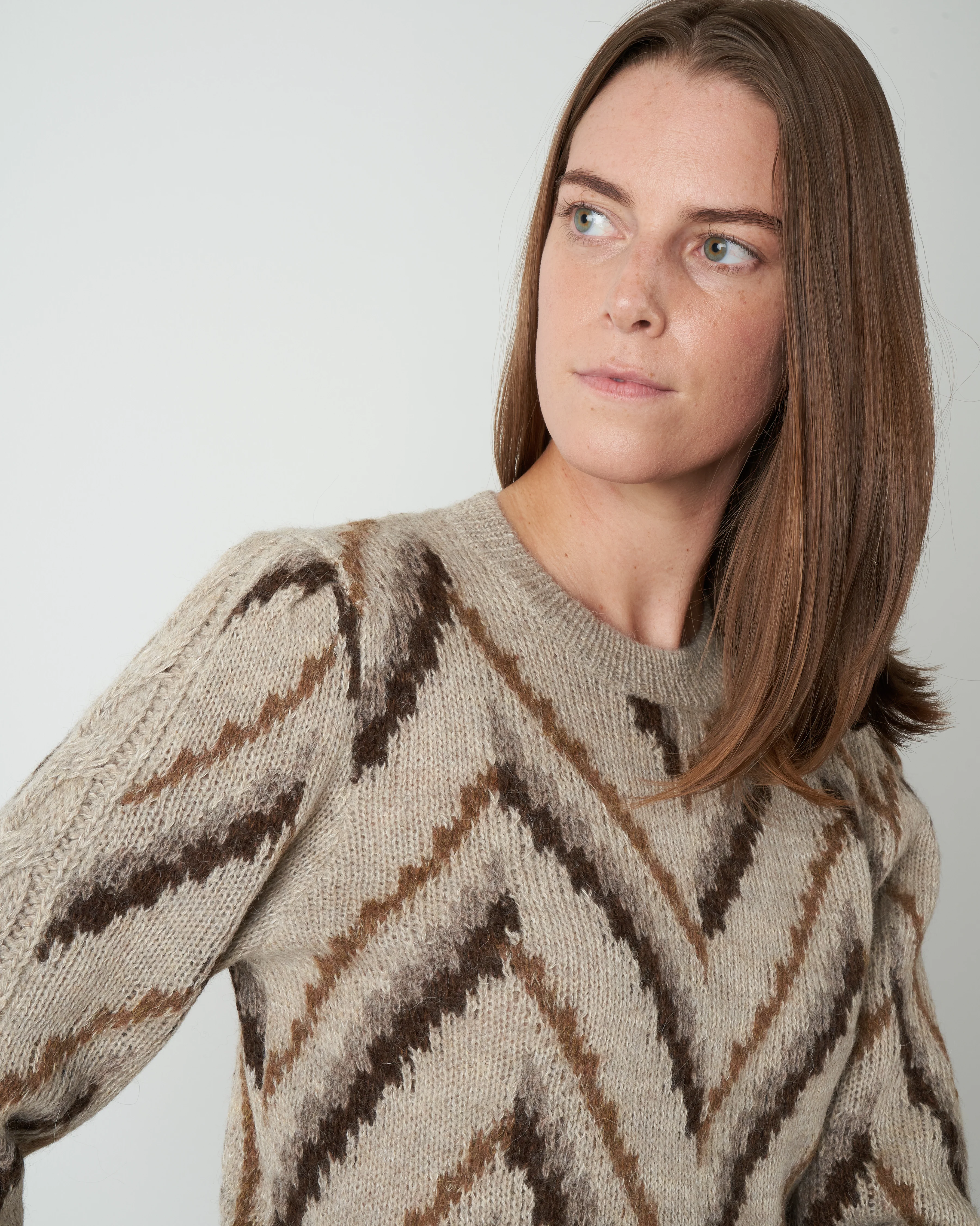 glenny sweater - brown - Image 5