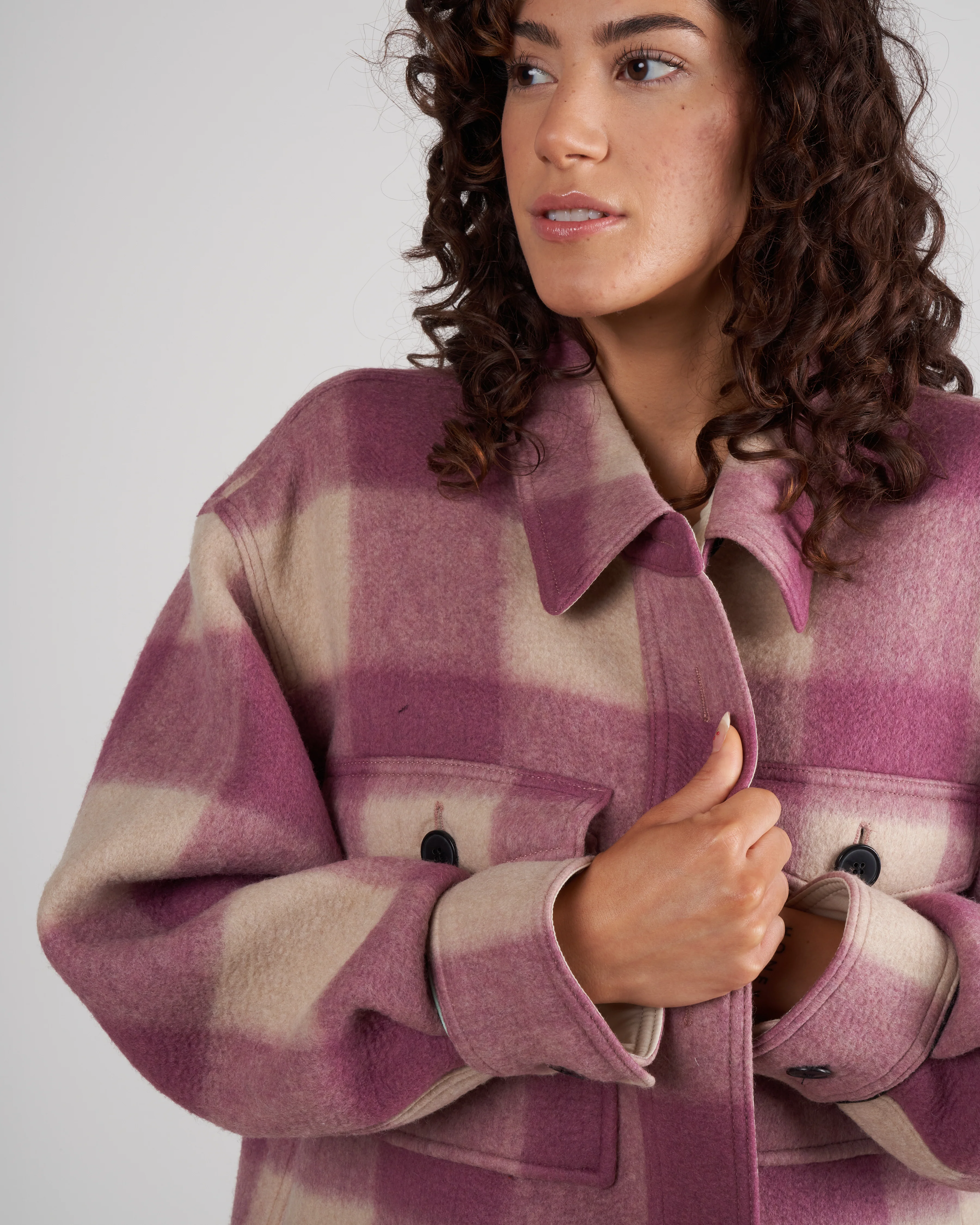 harveli jacket - rosewood - Image 3