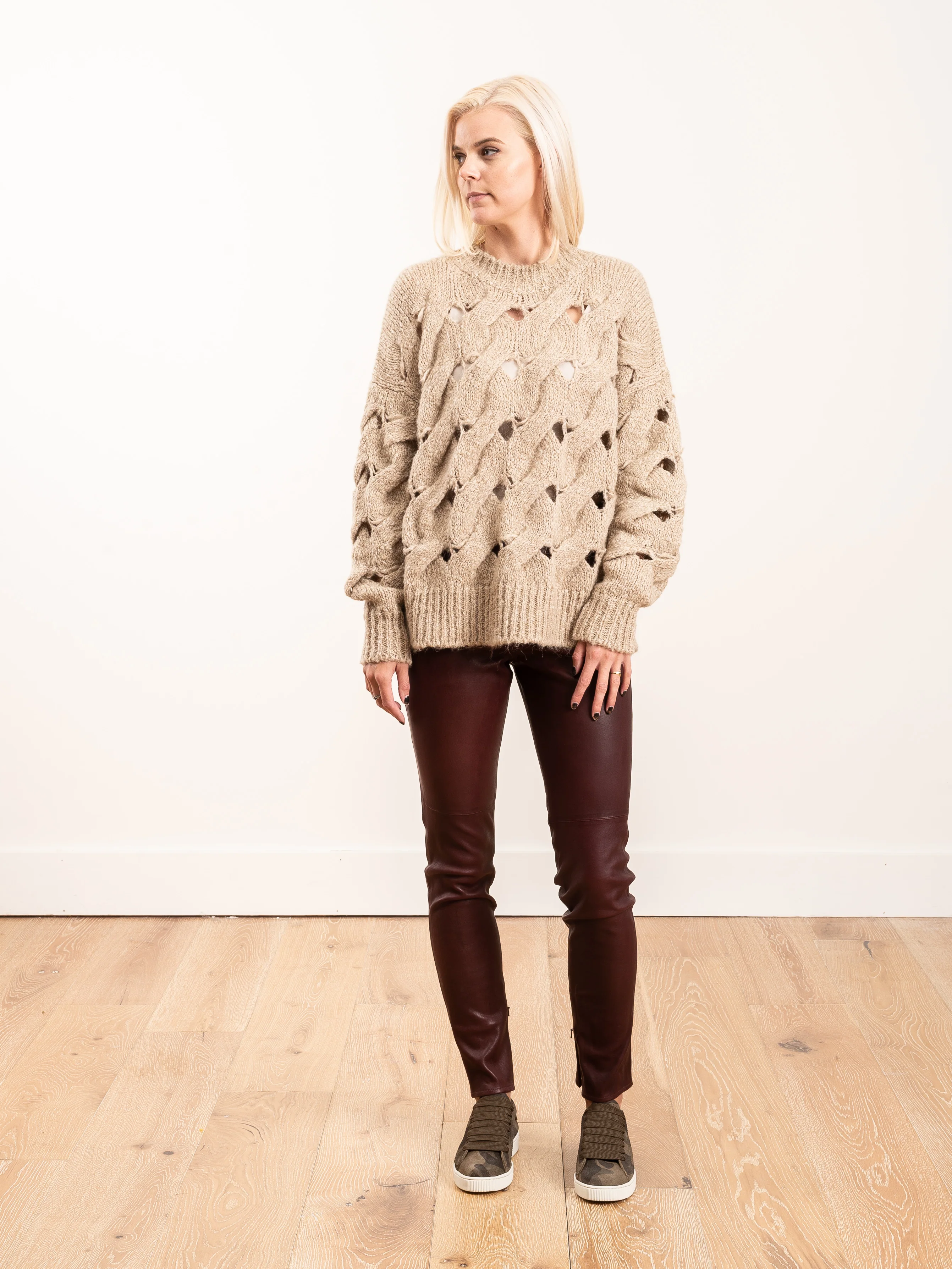 iany pant - burgundy - Image 5