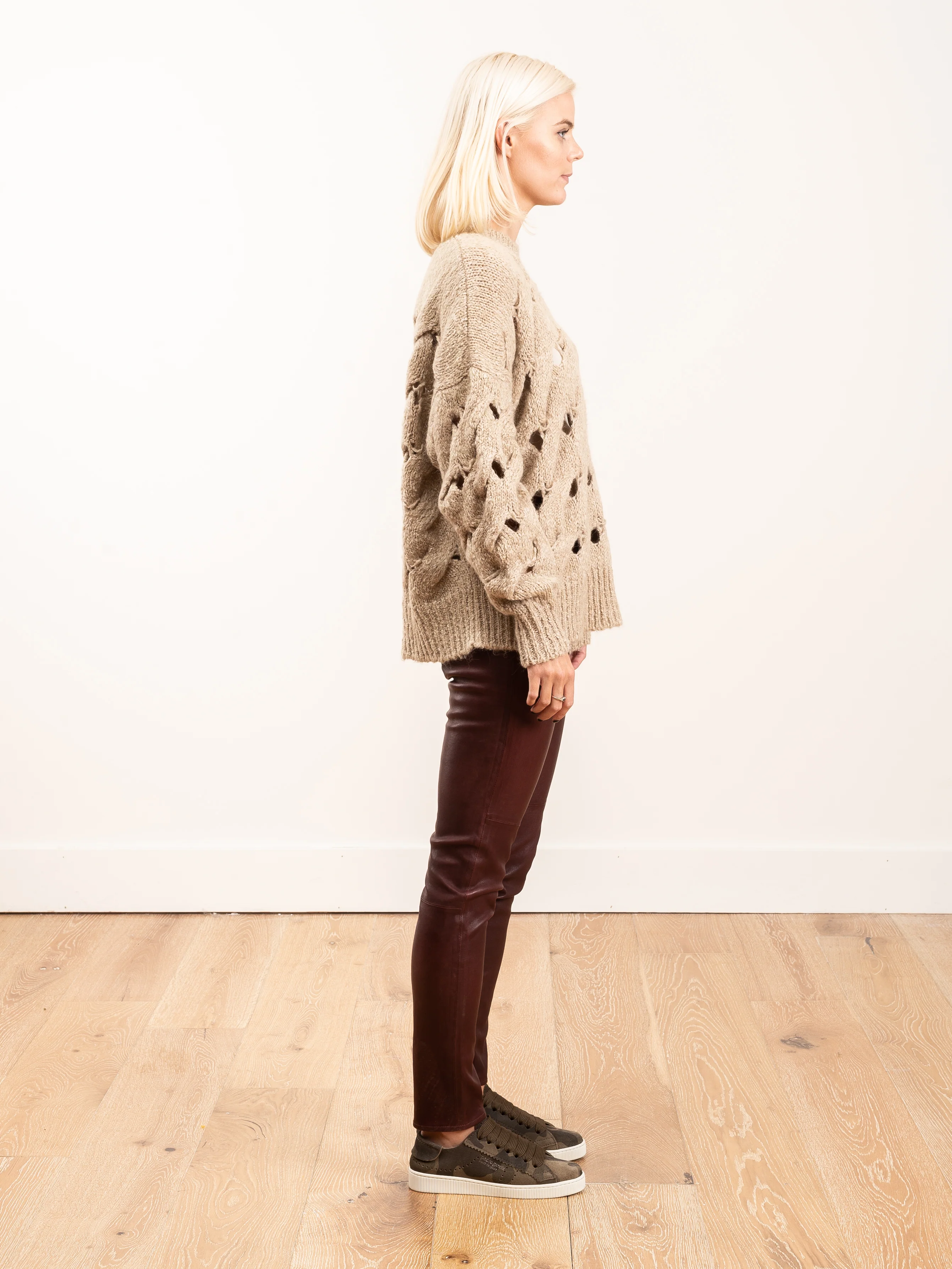 iany pant - burgundy - Image 6