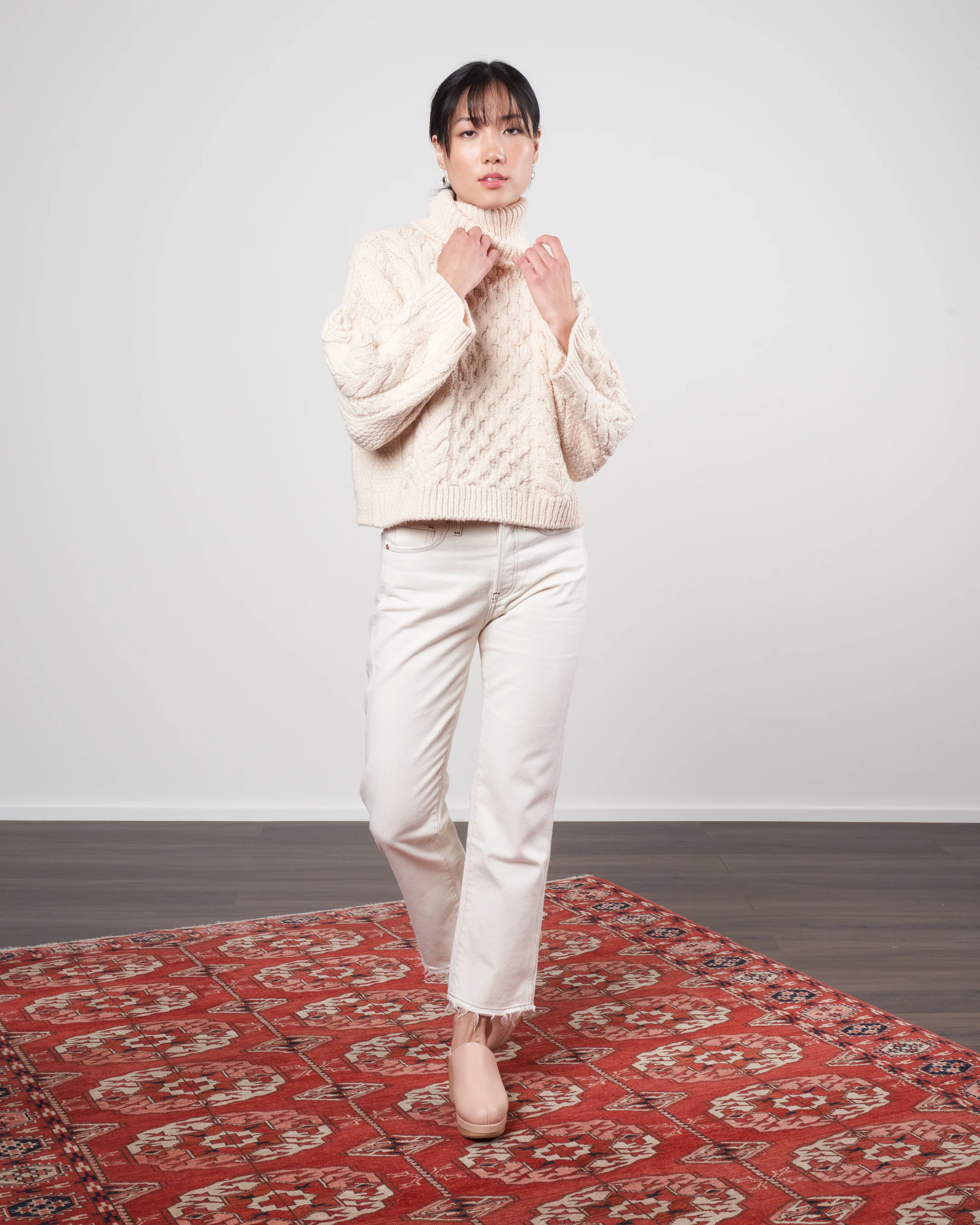 ingrid sweater - ecru - Image 2