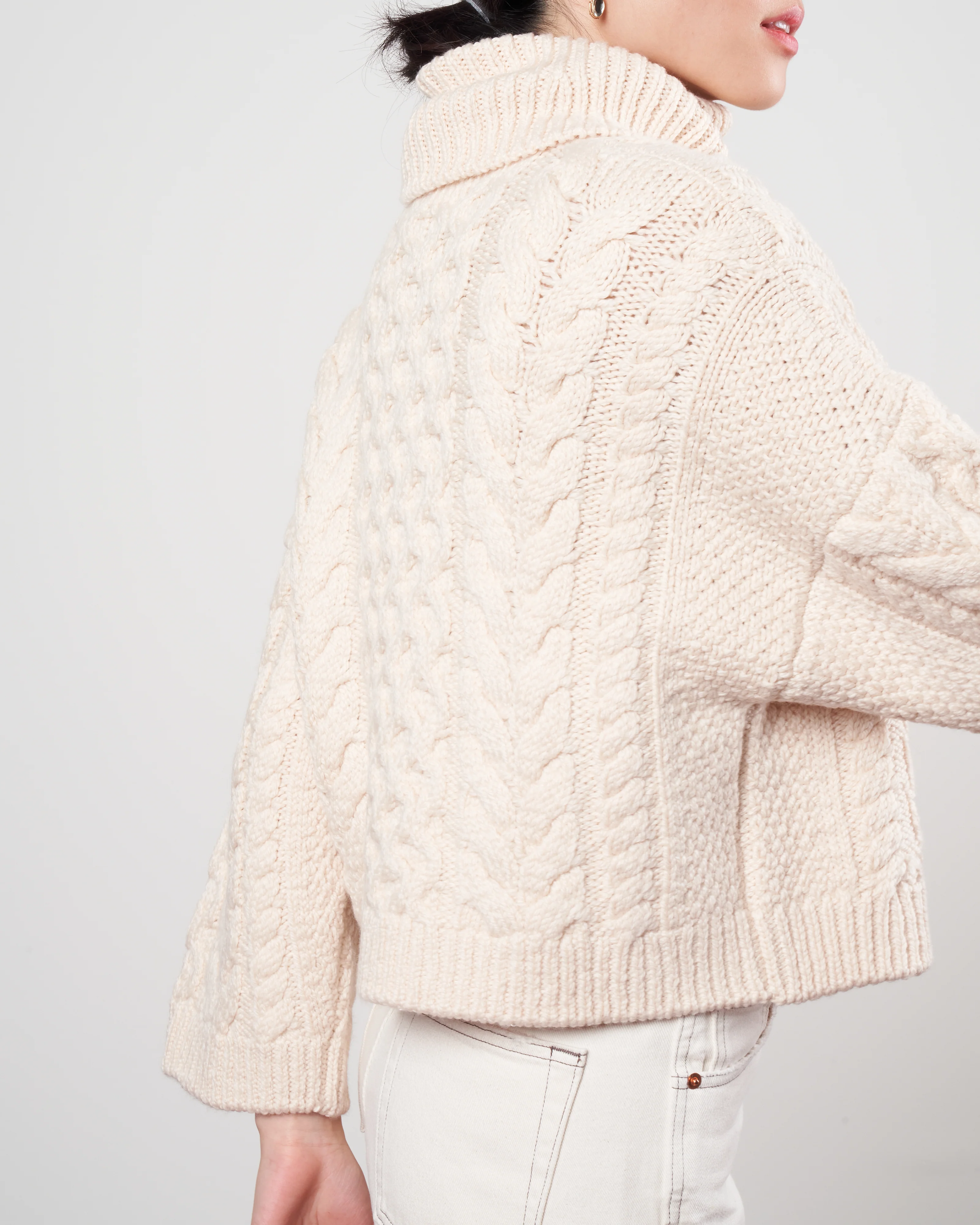 ingrid sweater - ecru - Image 4