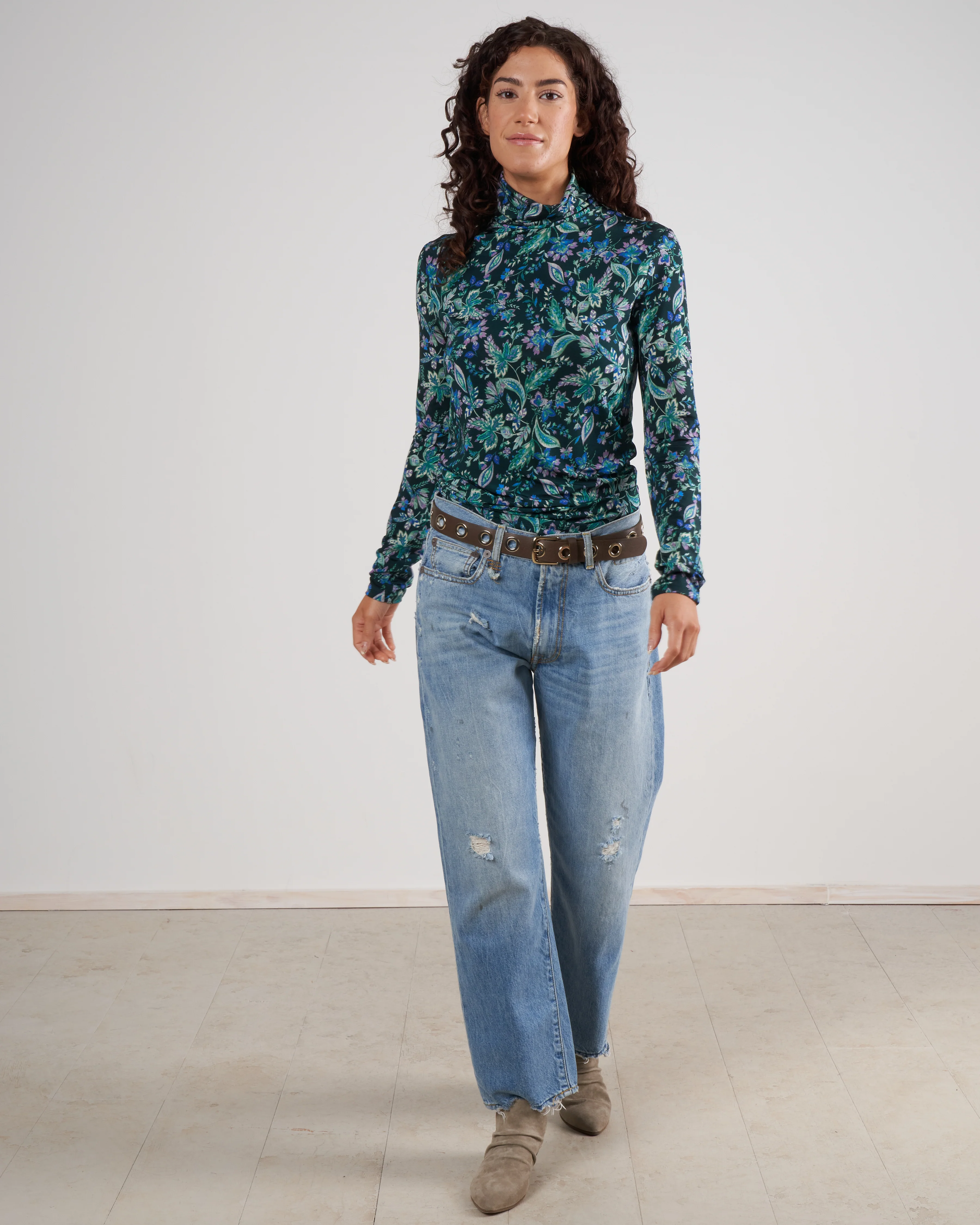jewel top - dark green - Image 2