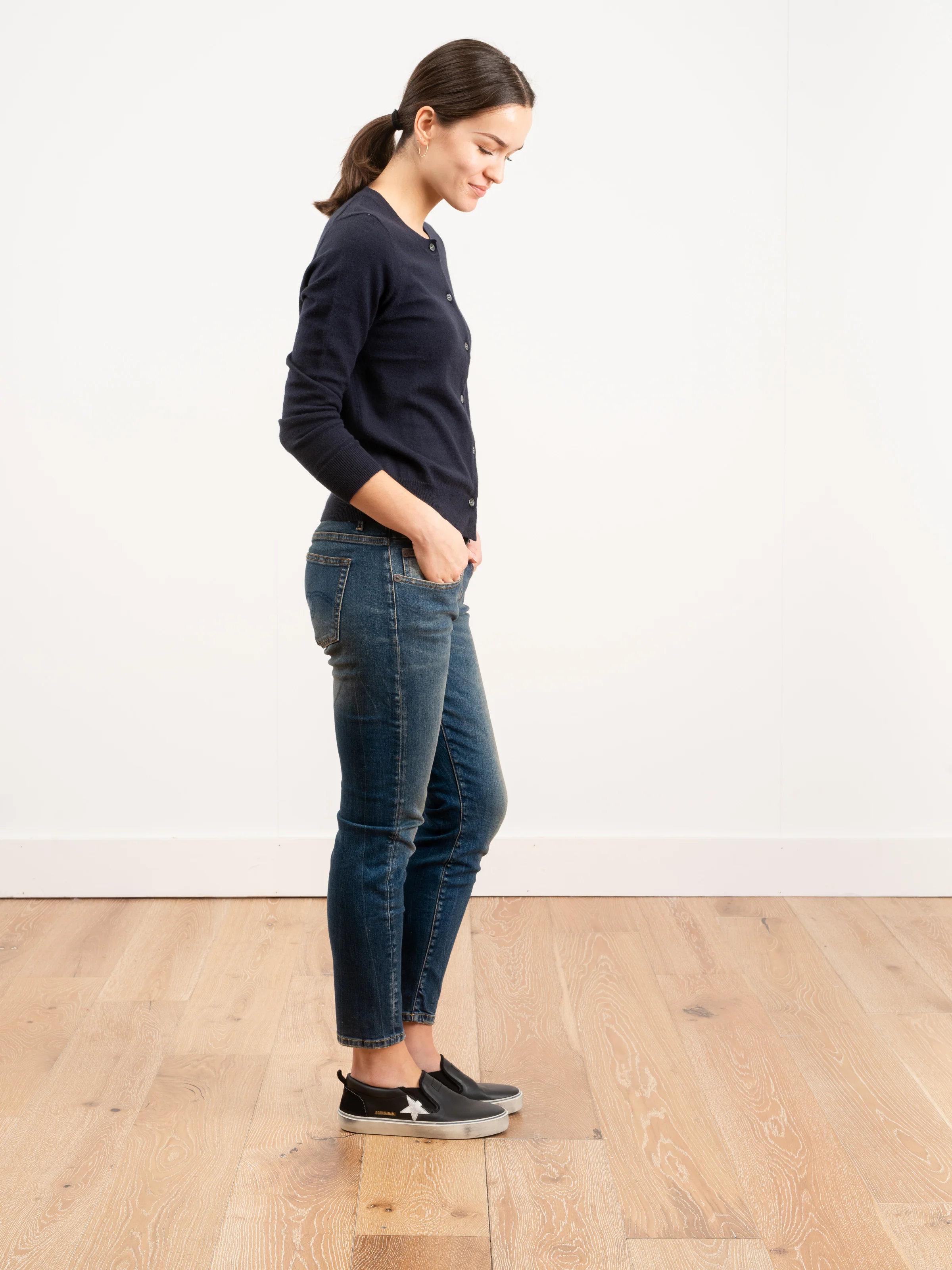 kado cardigan - dark midnight - Image 2