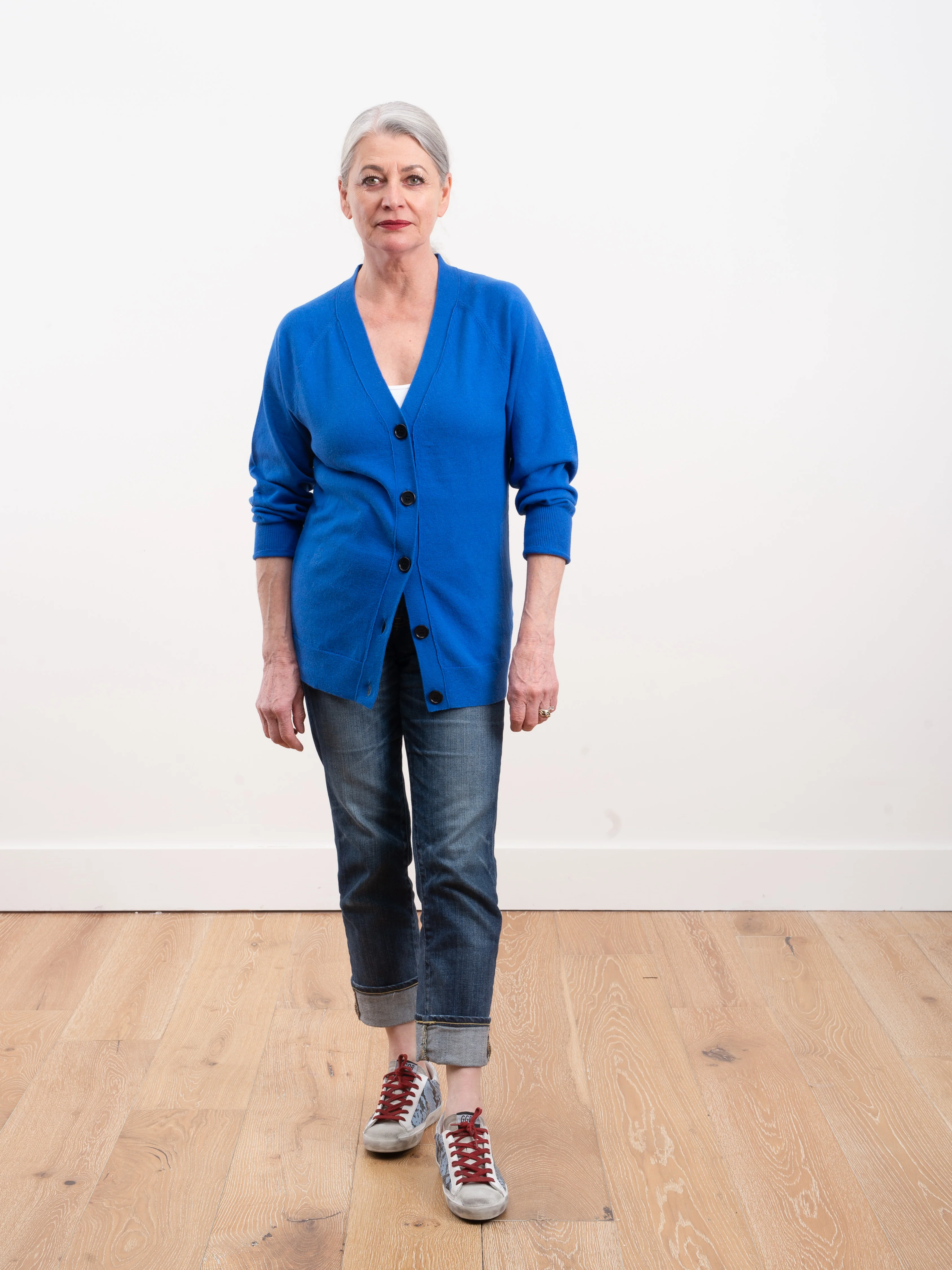karrick cardigan - electric blue - Image 2