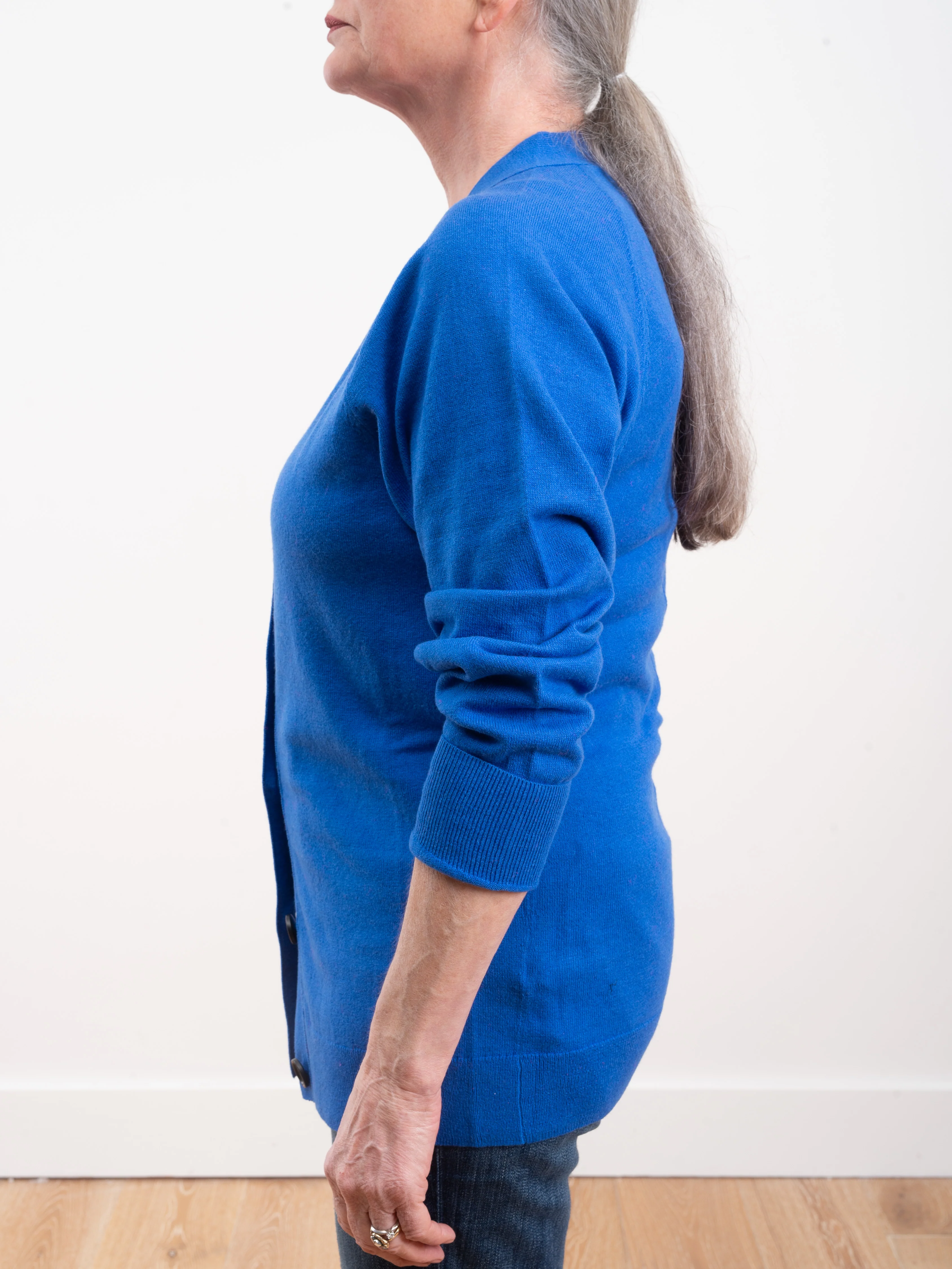 karrick cardigan - electric blue - Image 3