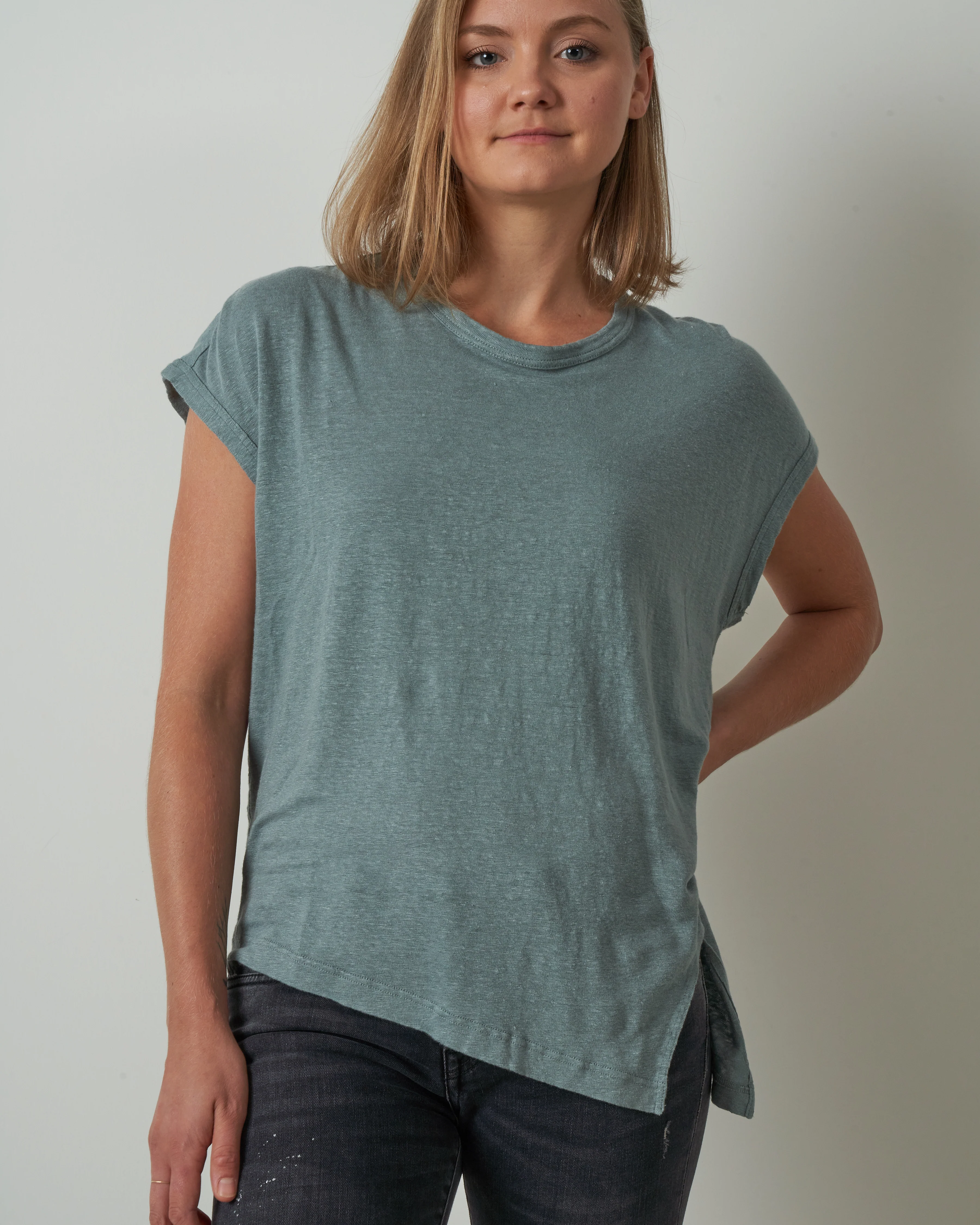 kella tee - greyish blue - Image 2