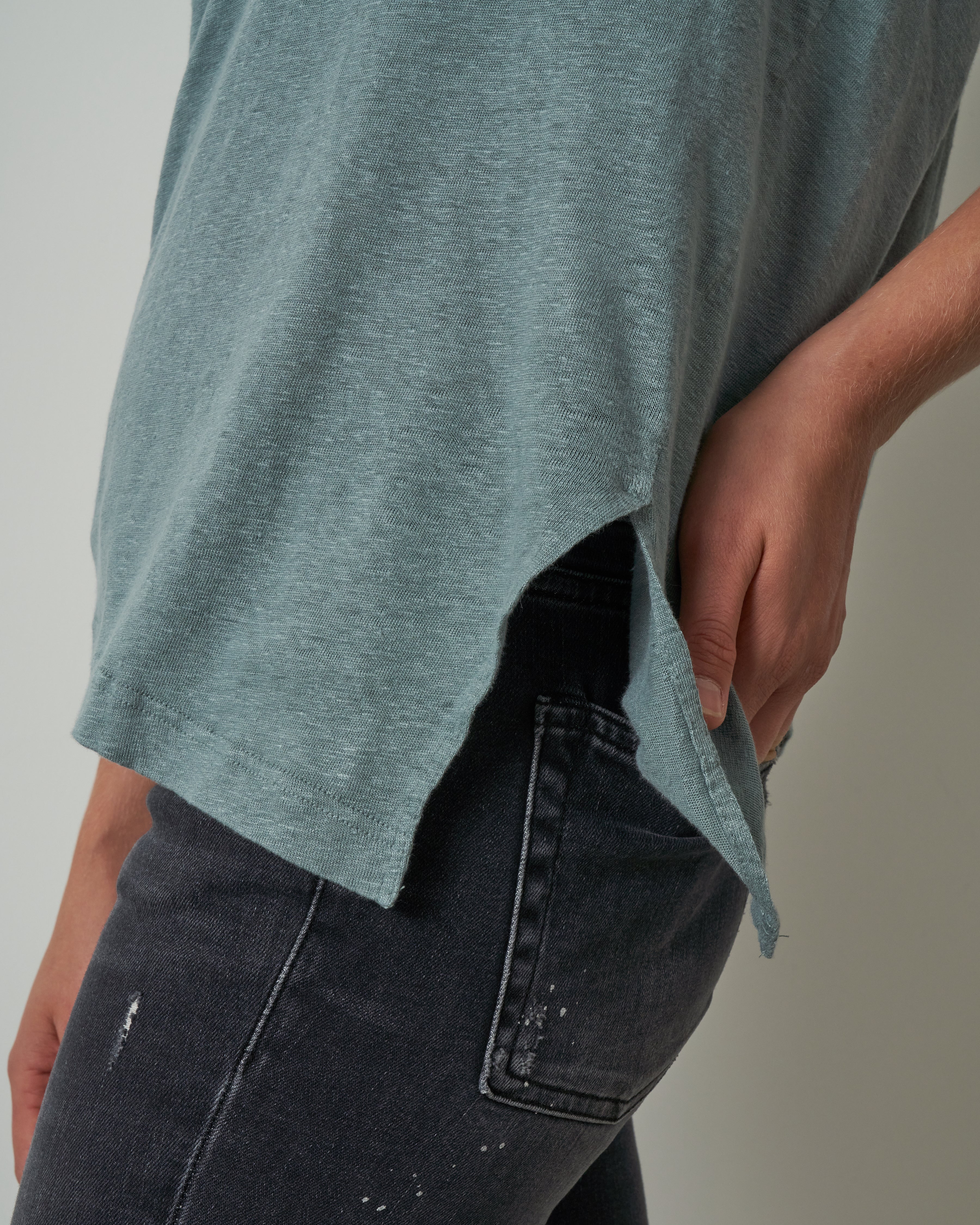 kella tee - greyish blue - Image 4