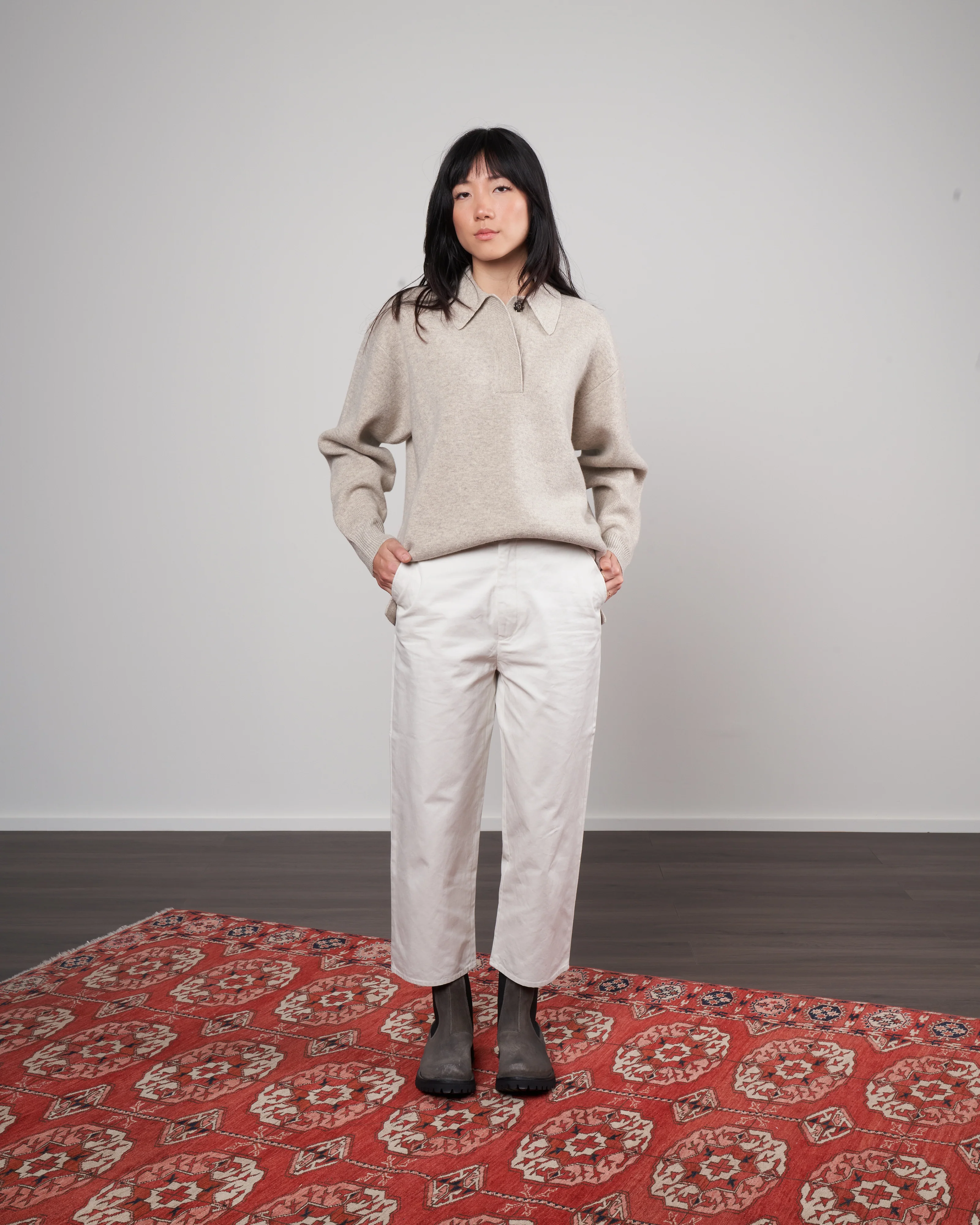 lark sweater - light grey - Image 2