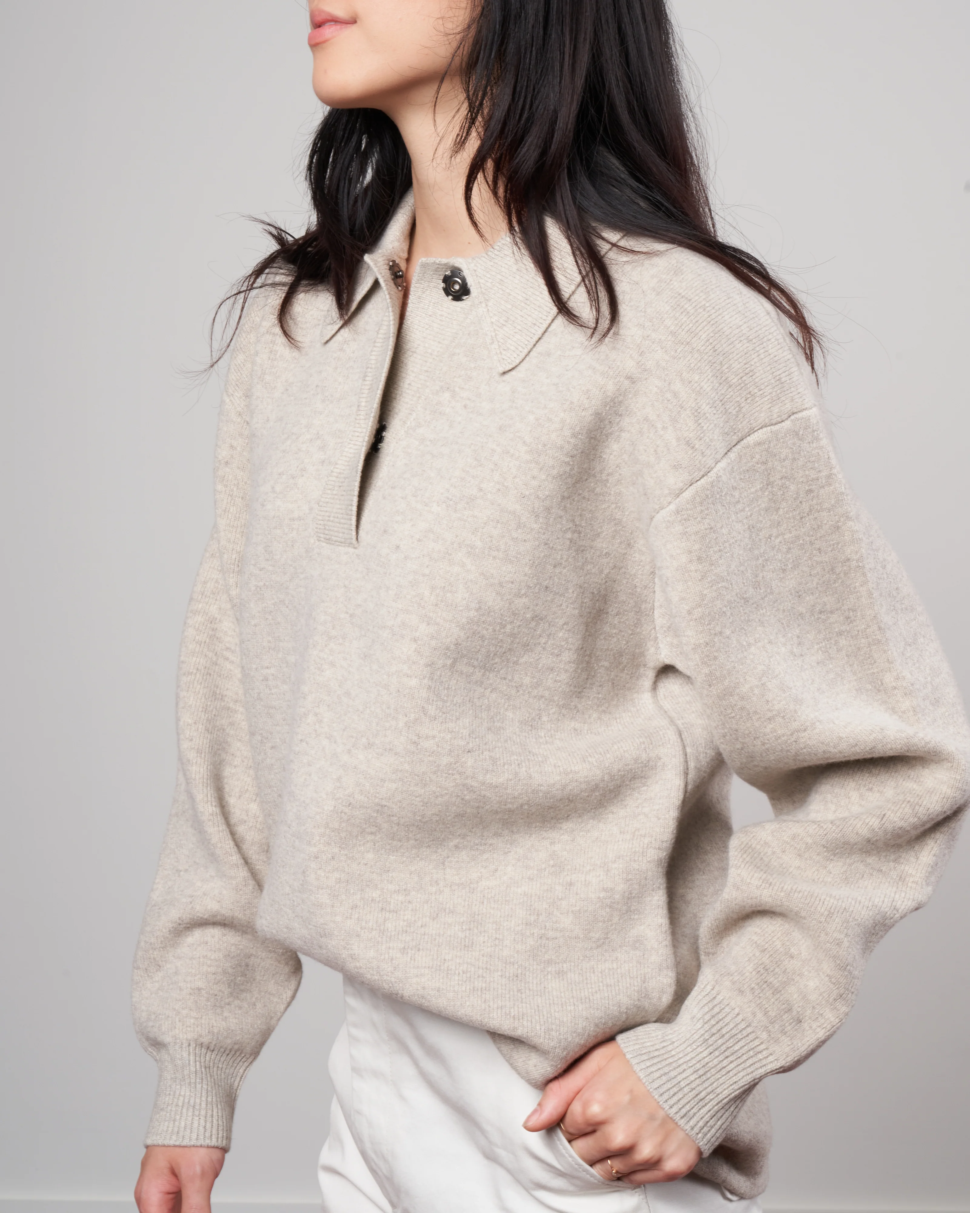 lark sweater - light grey - Image 3