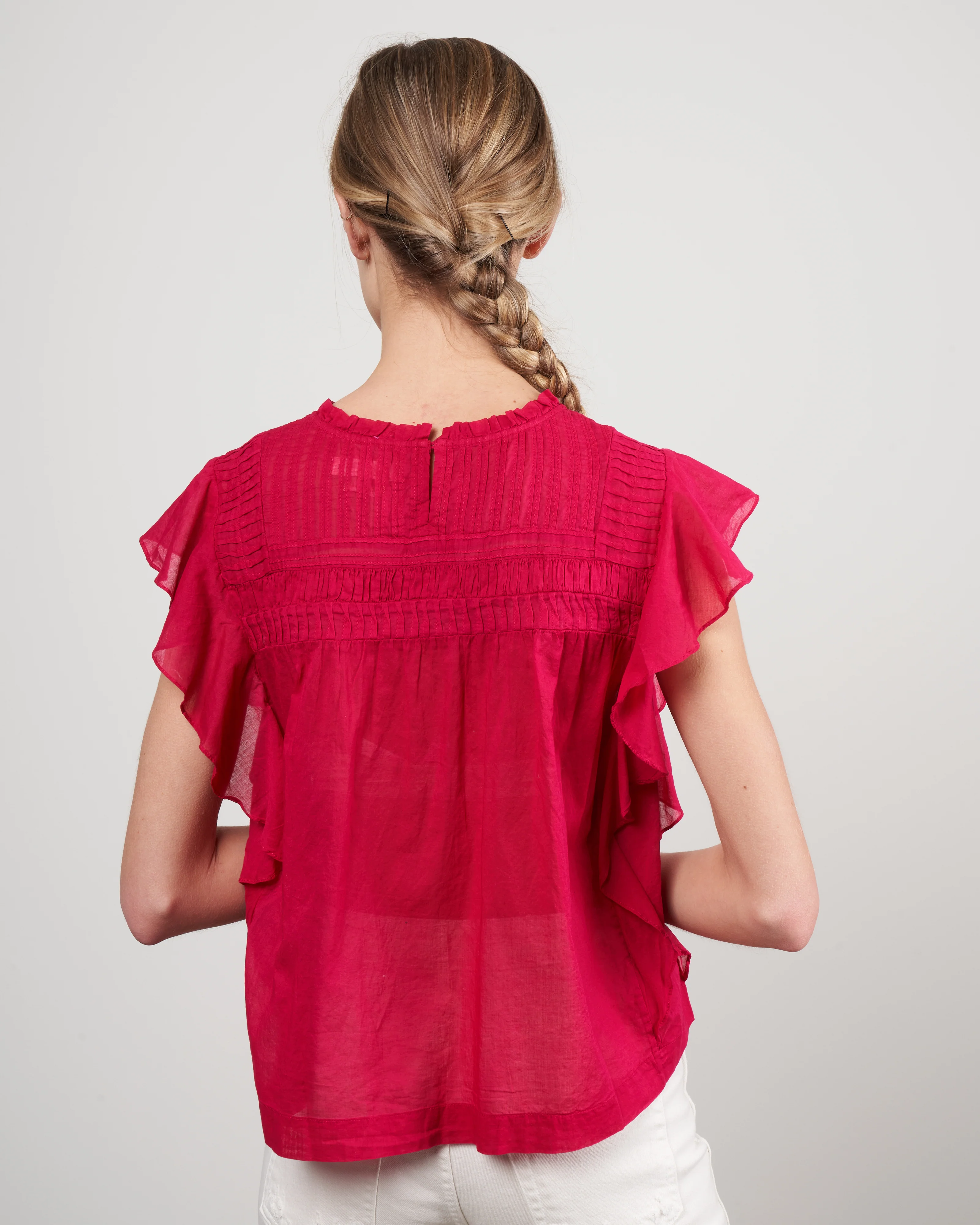 layona top - raspberry - Image 4