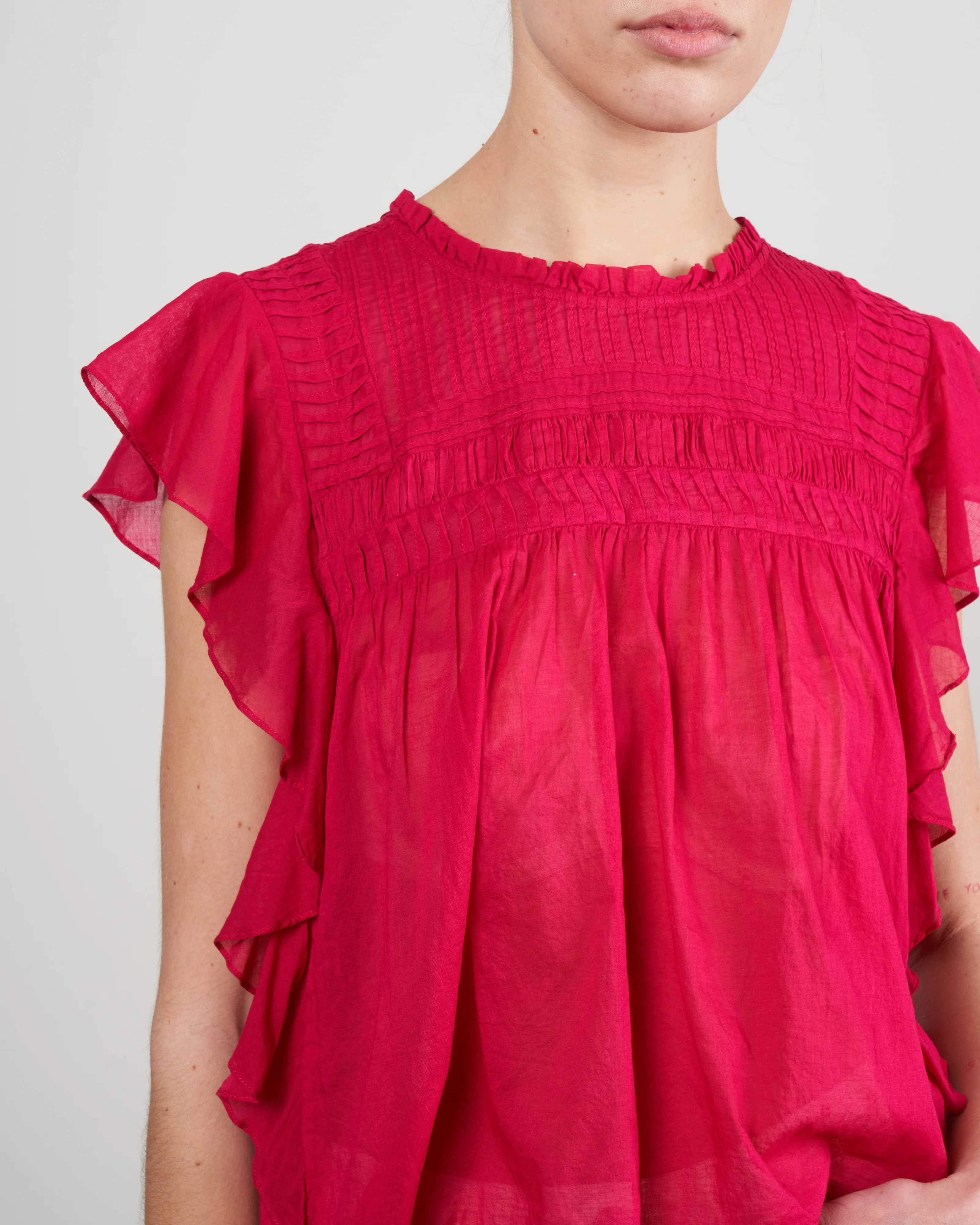 layona top - raspberry - Image 5