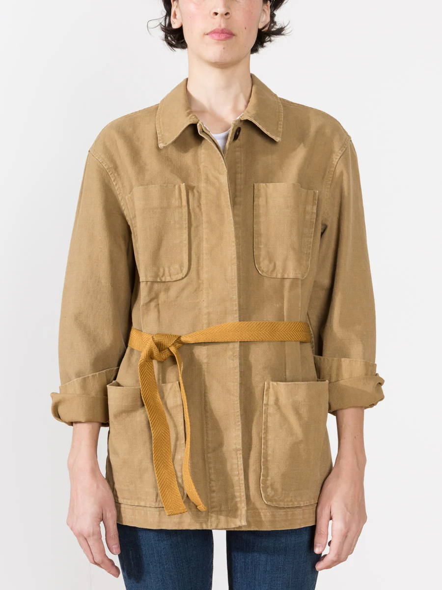 laz trench coat - ochre - Image 2