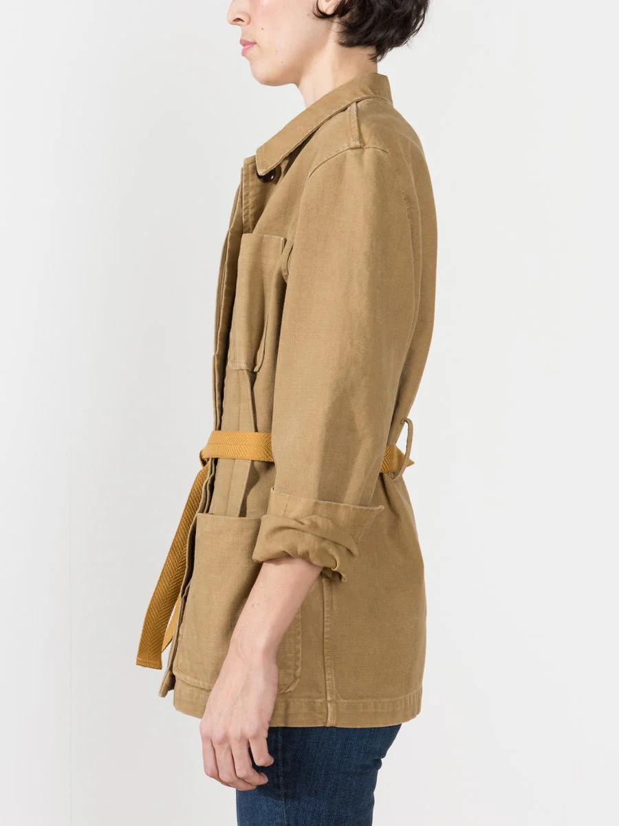 laz trench coat - ochre - Image 3