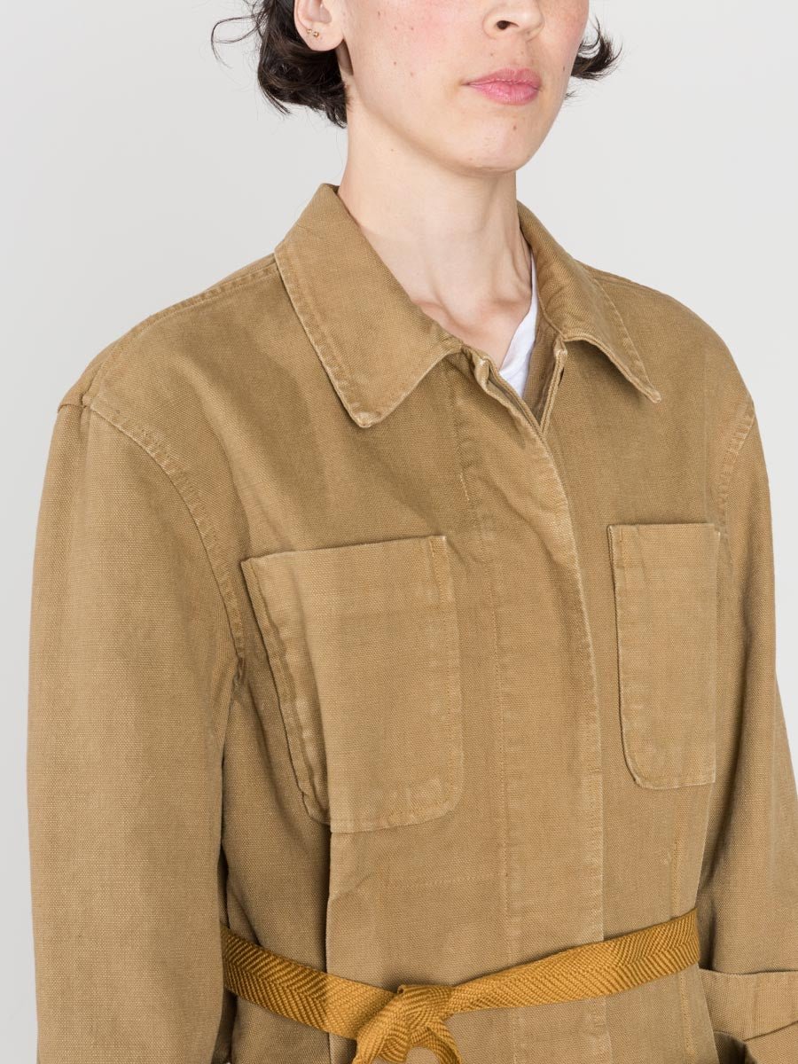 laz trench coat - ochre - Image 5