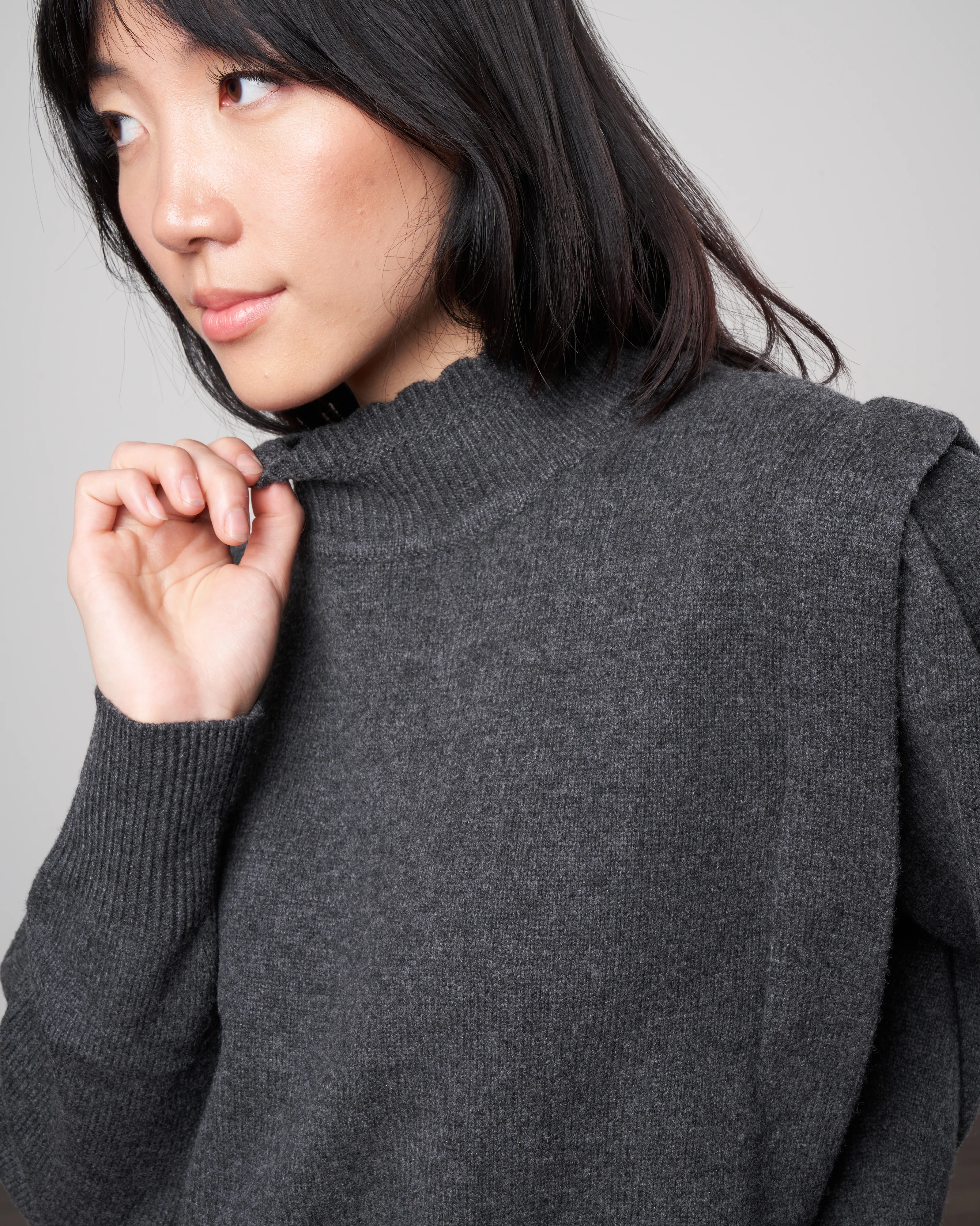 lucile sweater - anthracite - Image 2