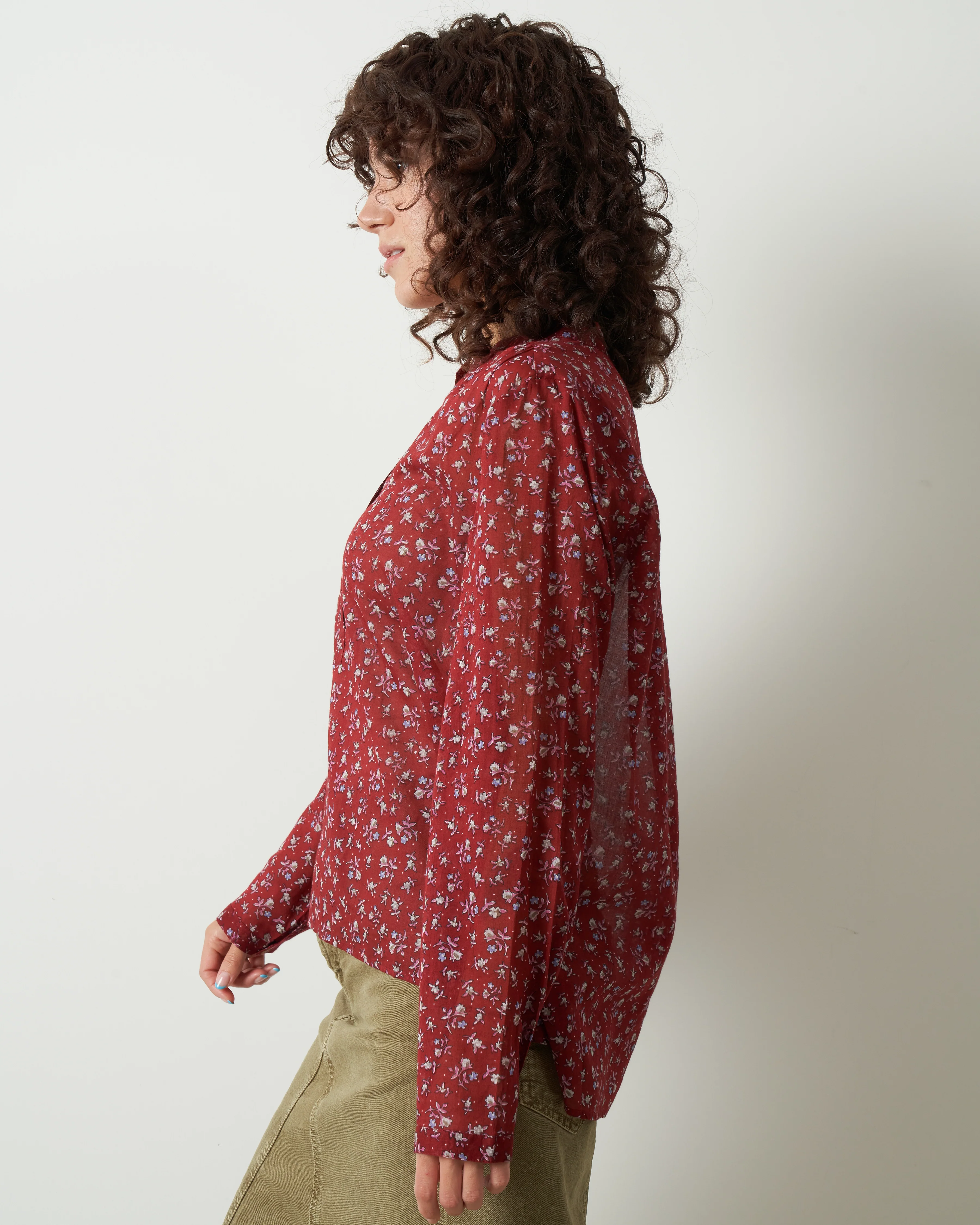maria shirt - grenat - Image 2