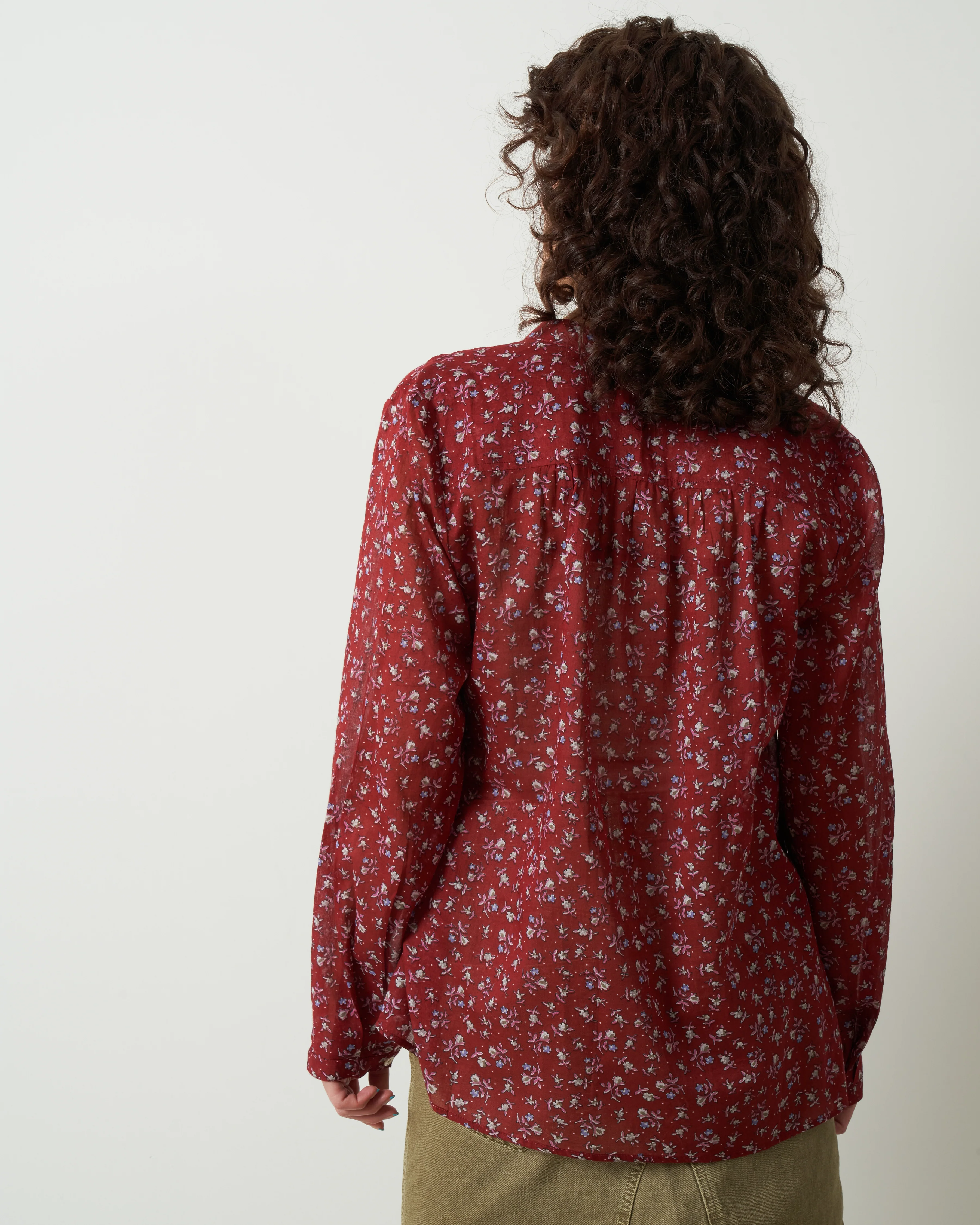 maria shirt - grenat - Image 3