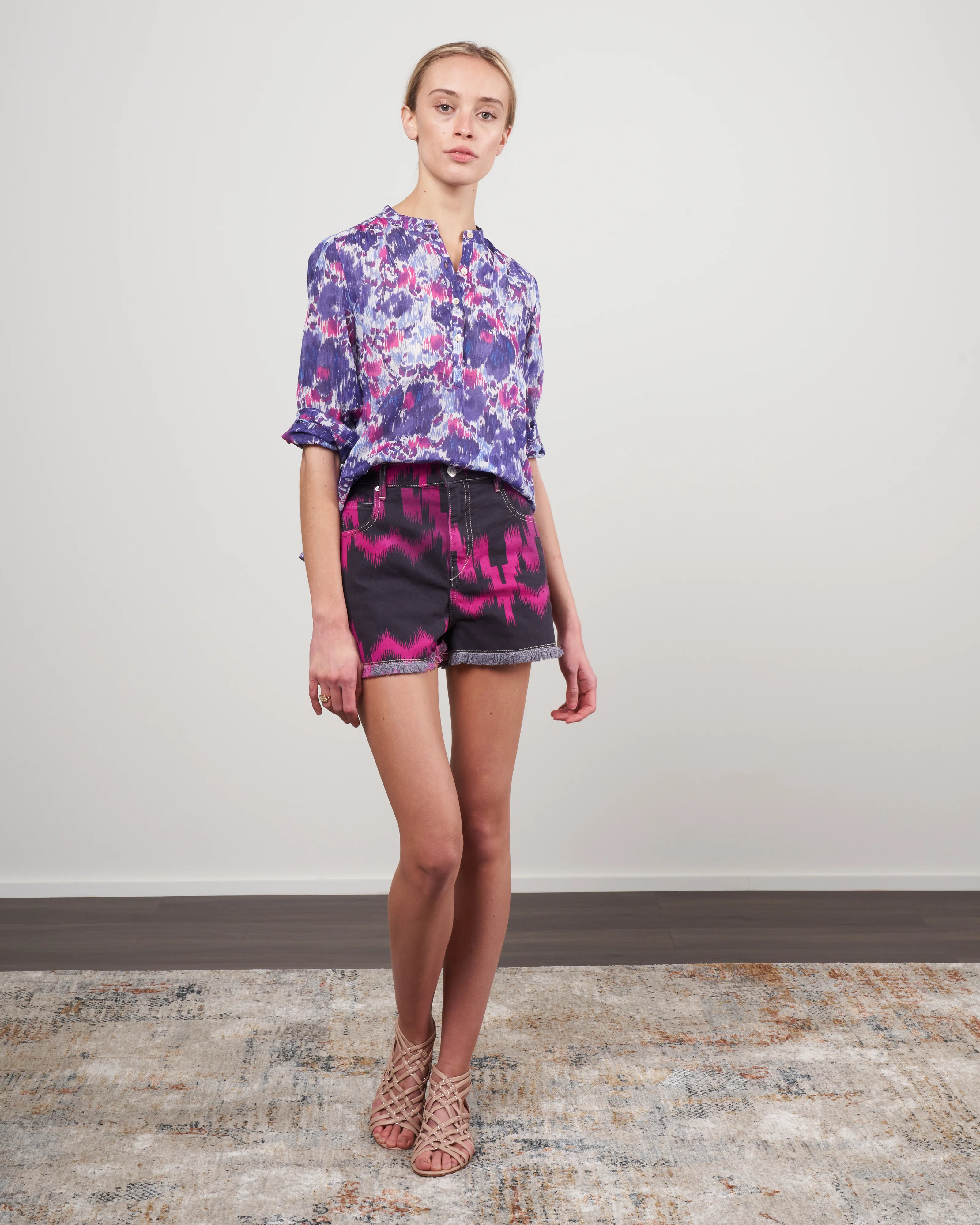 maria top - blue - Image 2