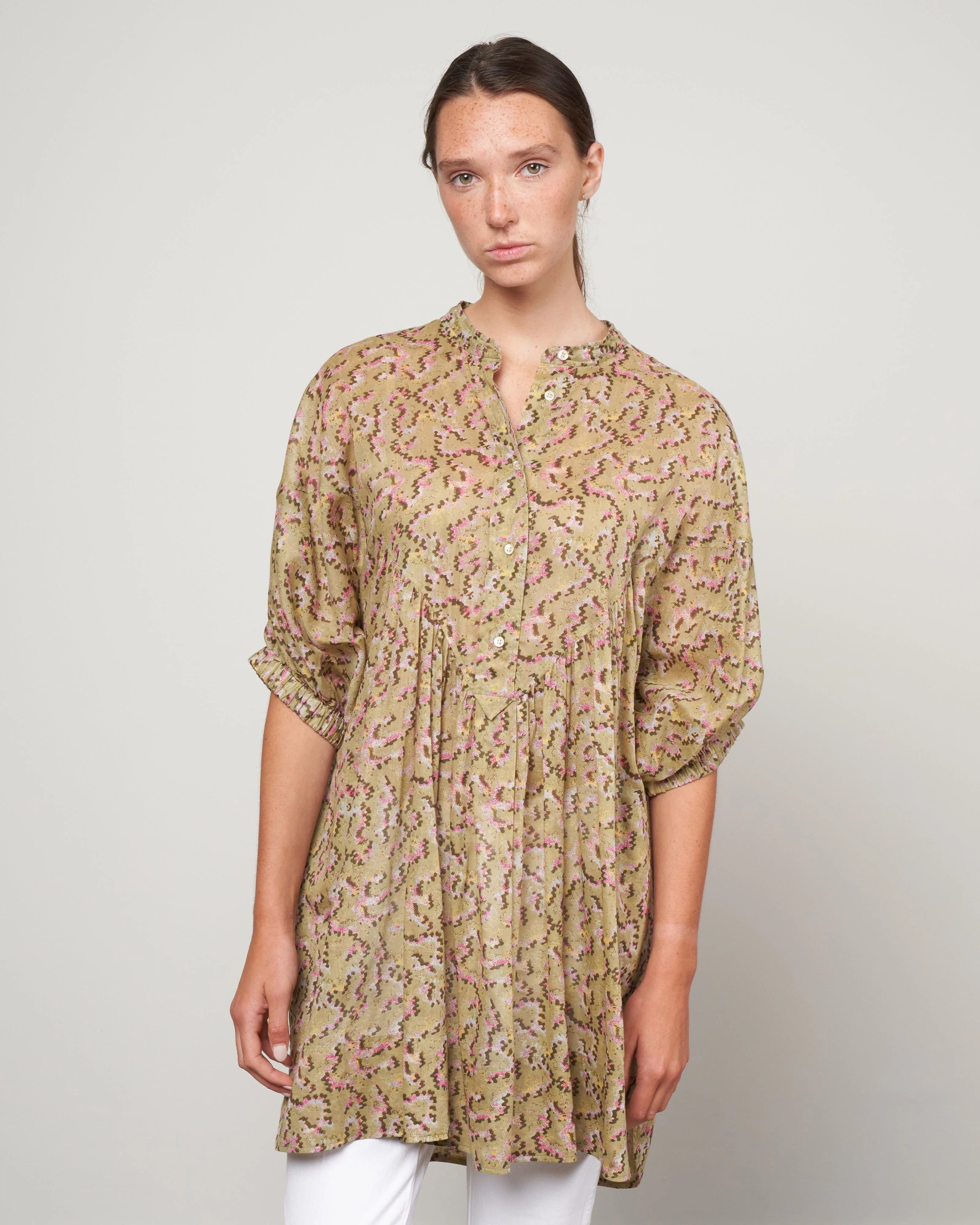 mazea dress - light khaki - Image 2