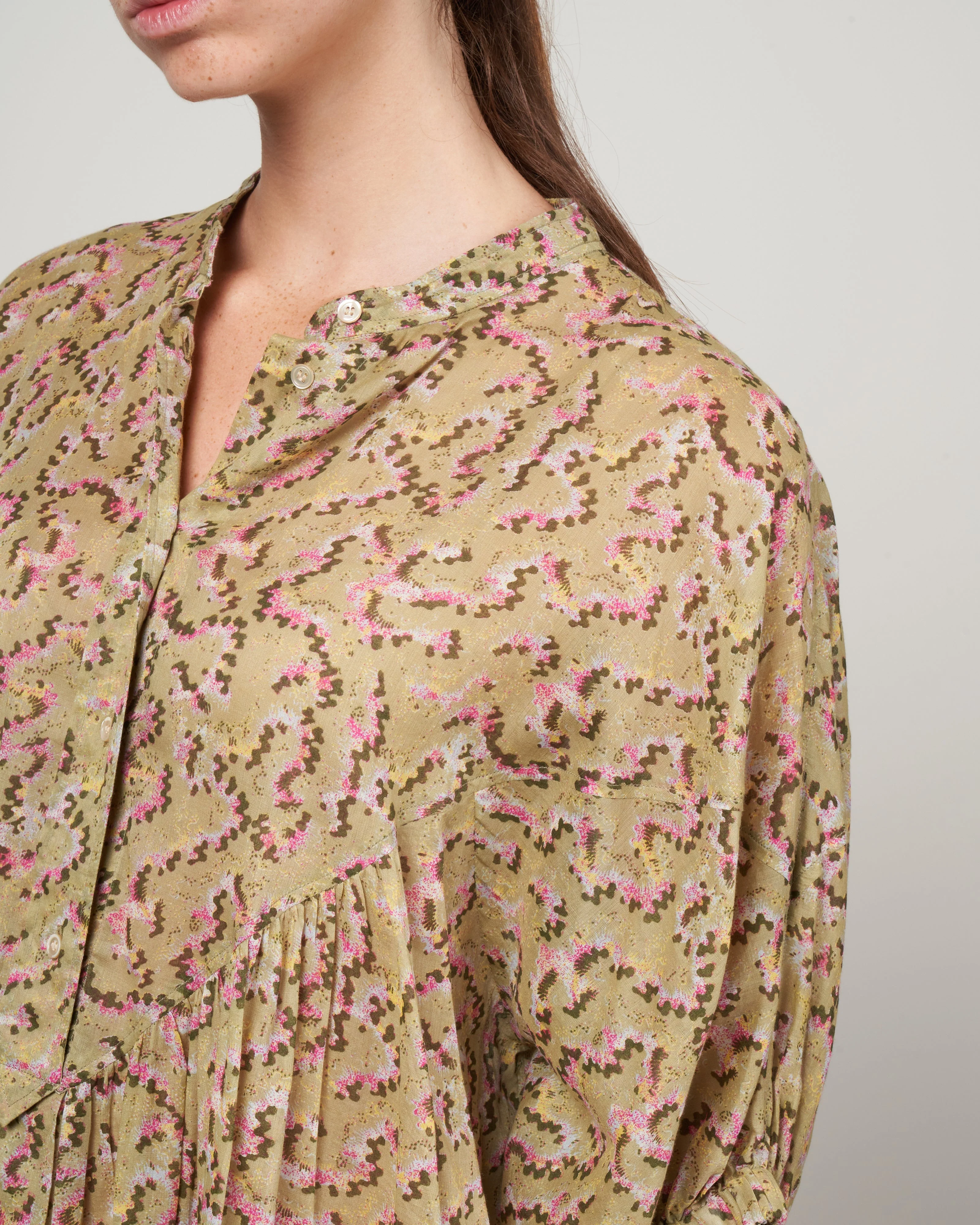 mazea dress - light khaki - Image 4