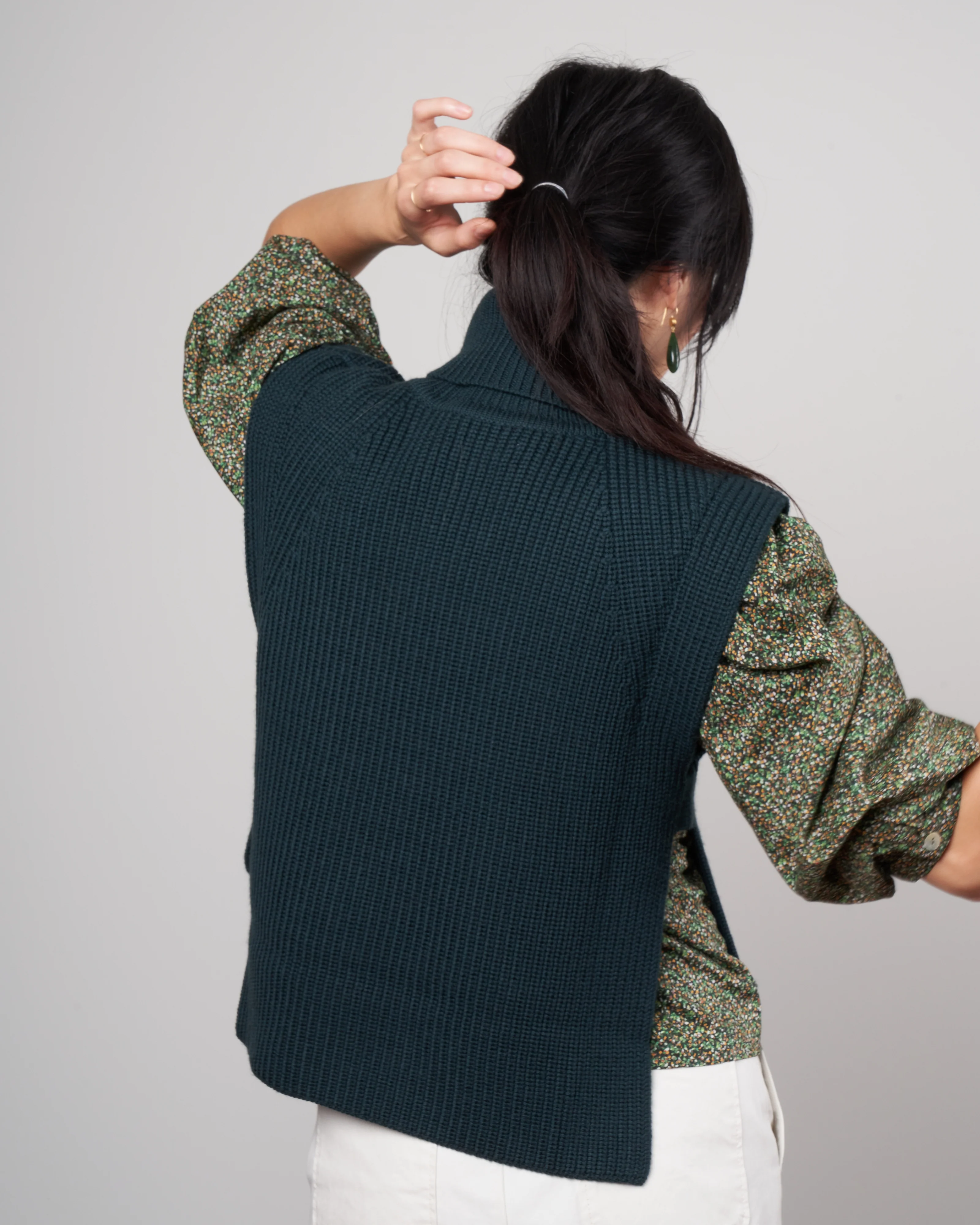 megan sweater - dark green - Image 4