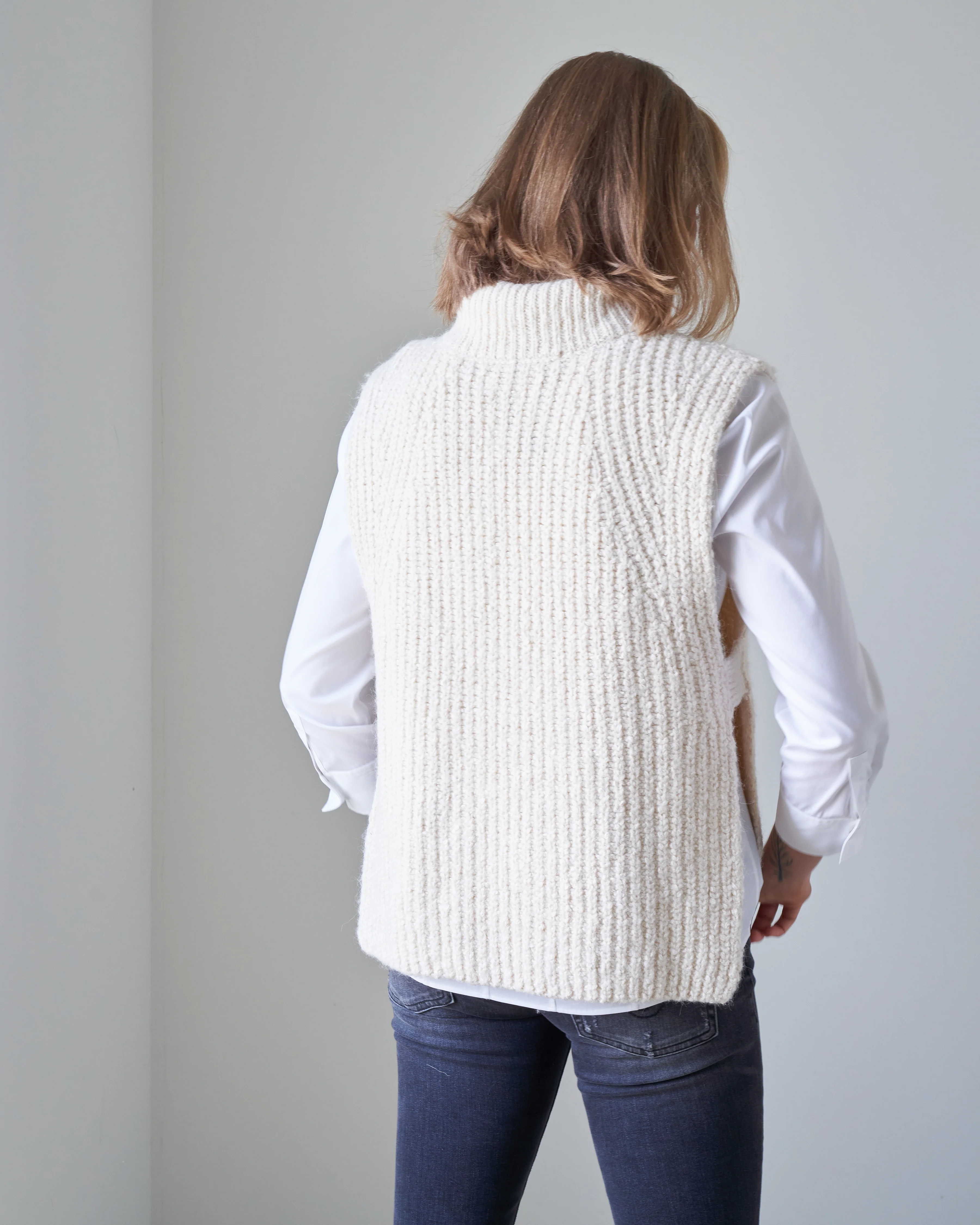 megan sweater - ecru - Image 3