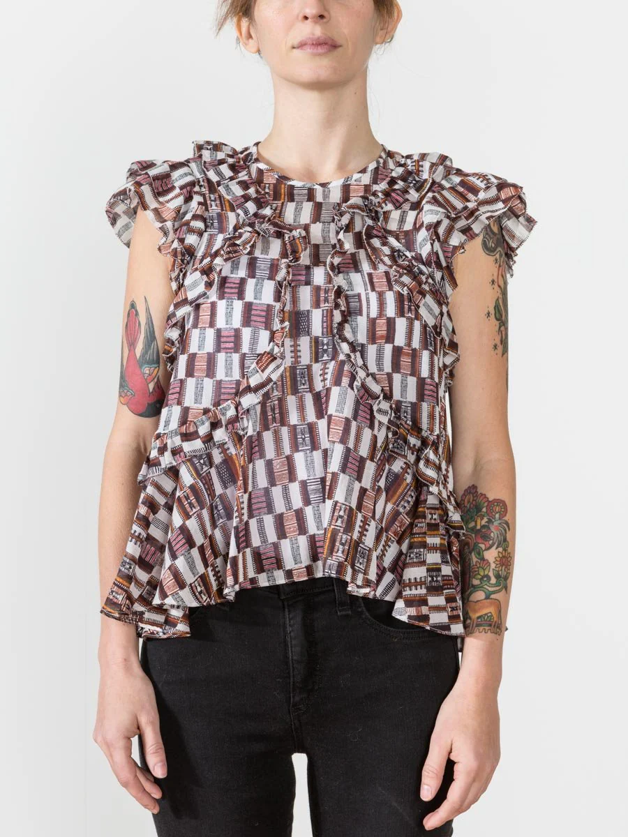 nalou top - ecru - Image 2