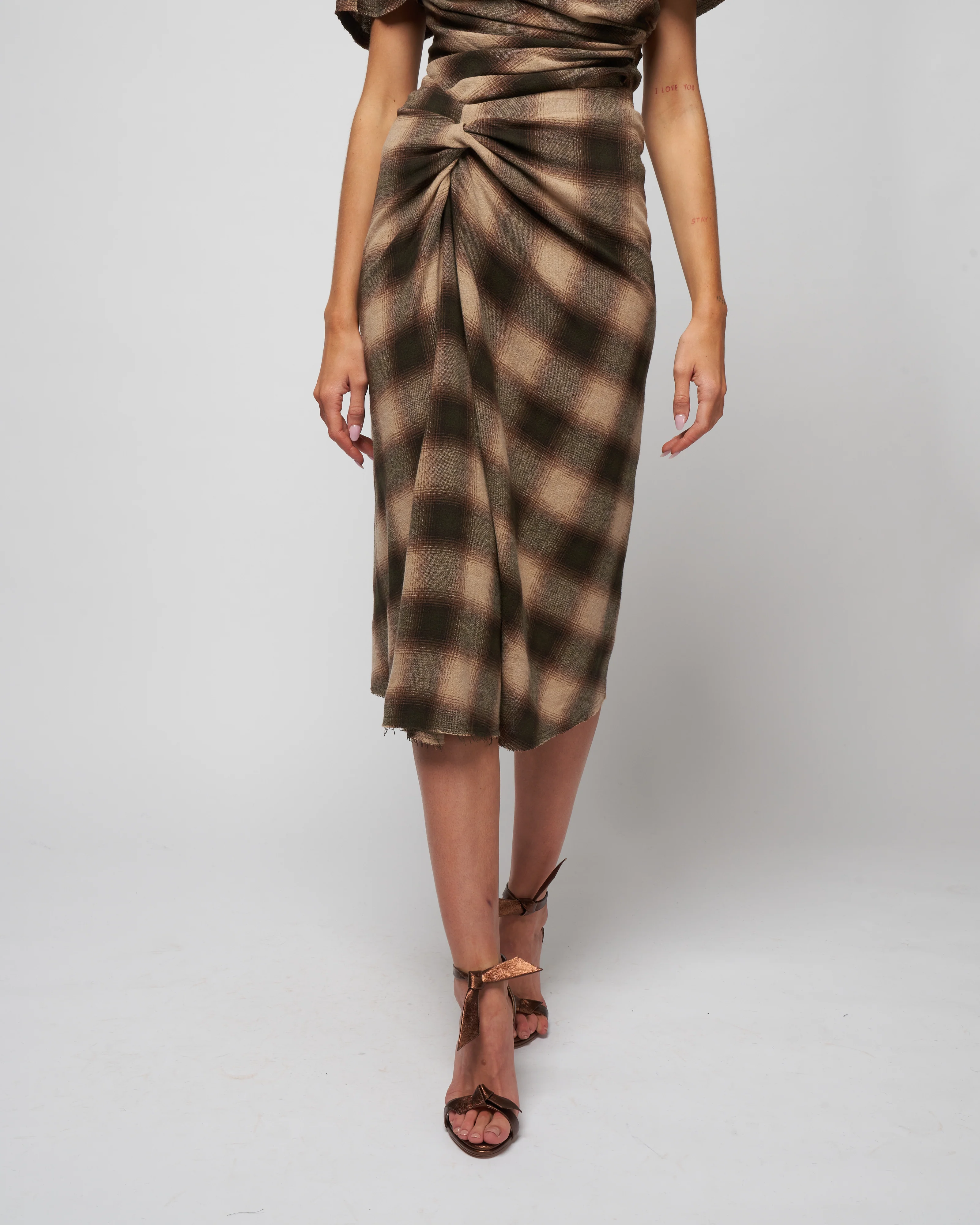 nicole skirt - khaki - Image 6