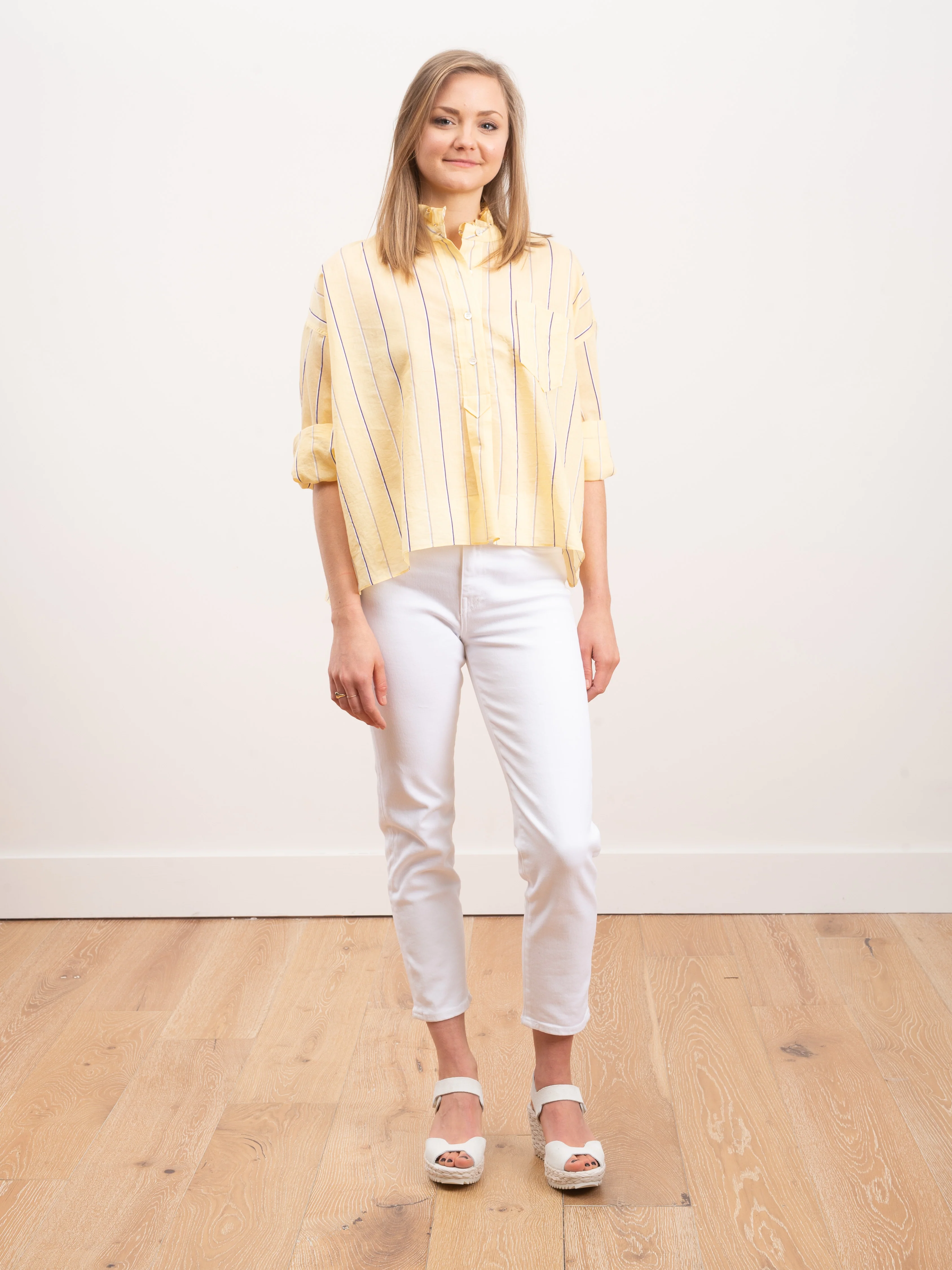 olena shirt - light yellow - Image 2