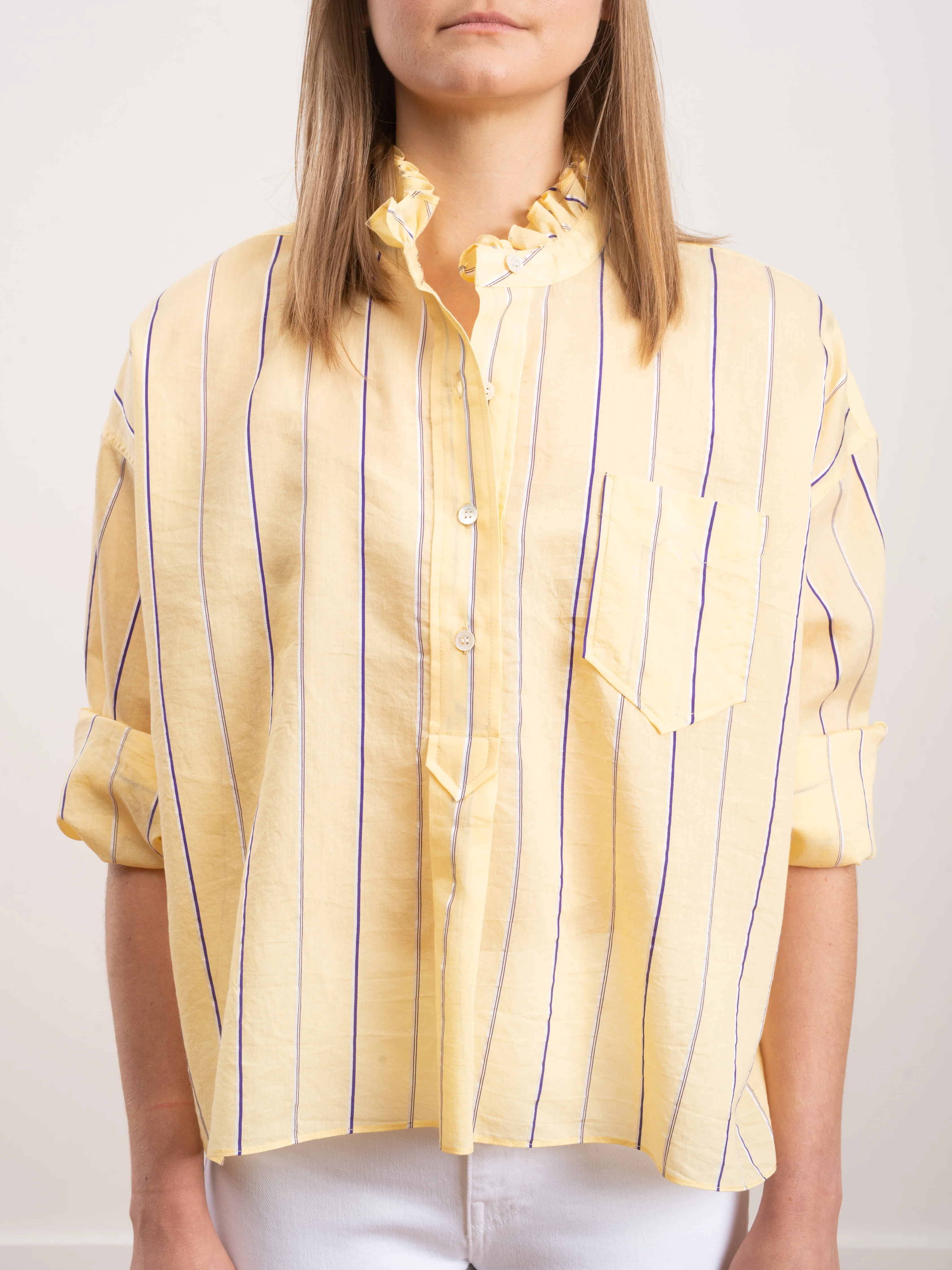 olena shirt - light yellow - Image 3