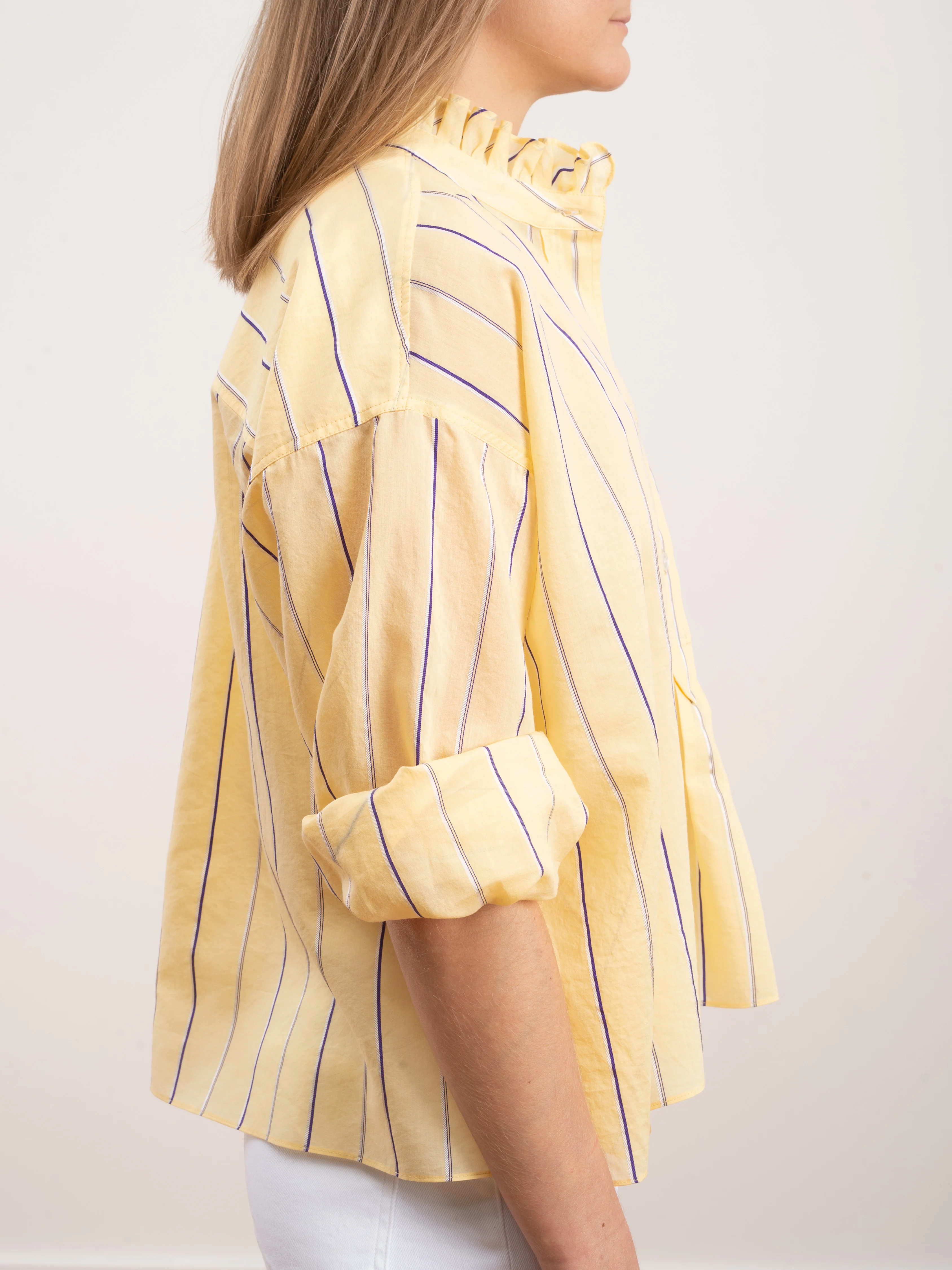 olena shirt - light yellow - Image 4