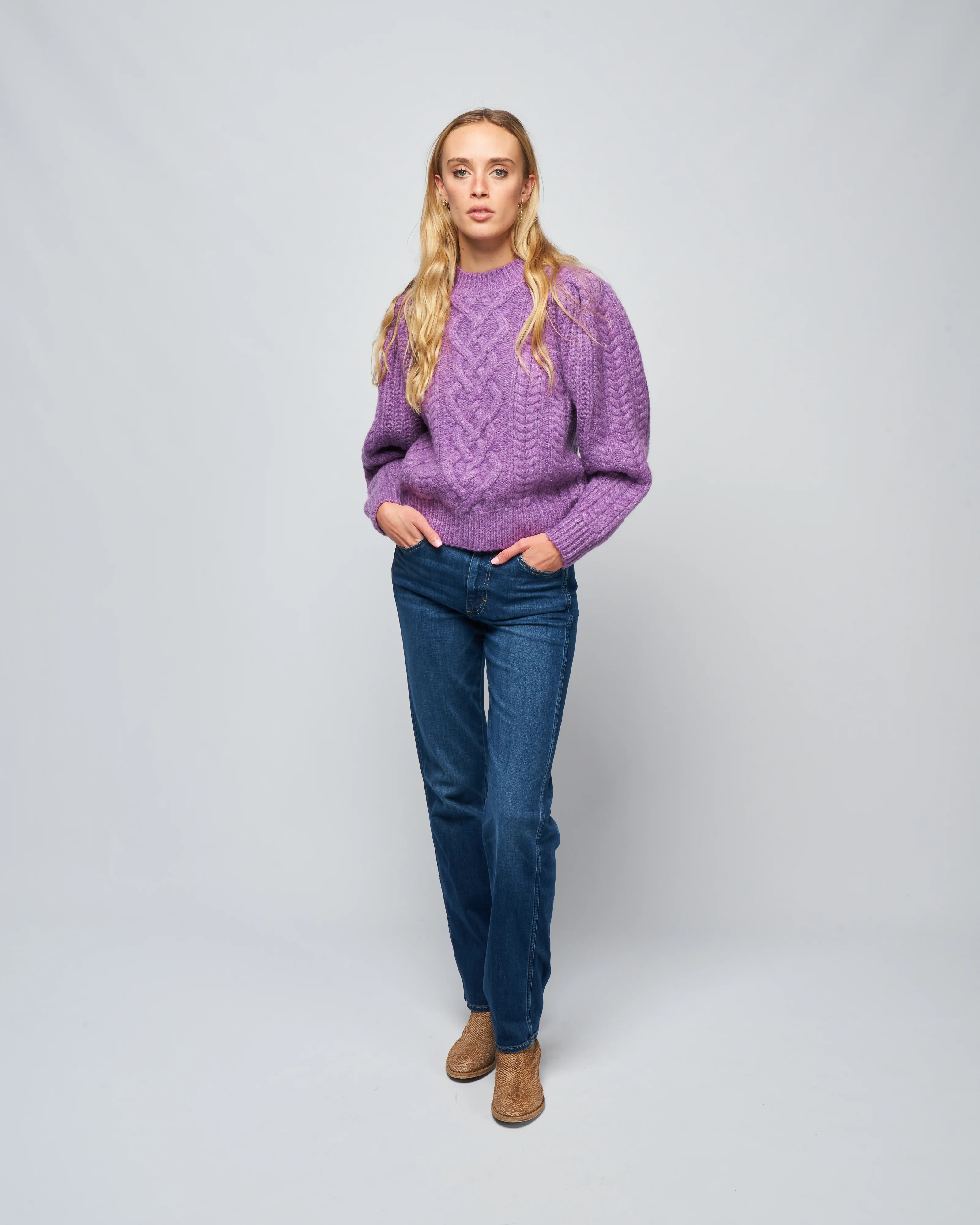 raith sweater - violet - Image 2